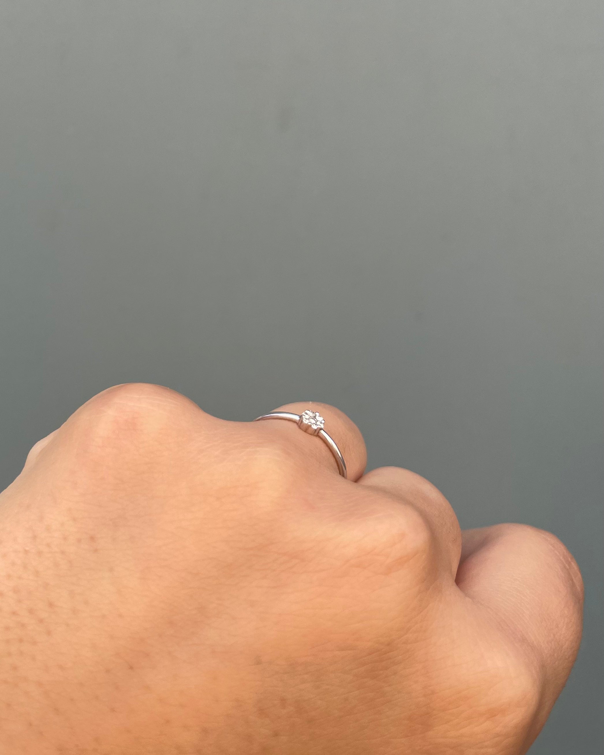 Anillo Diamantes 0.07 quilate "Milia"