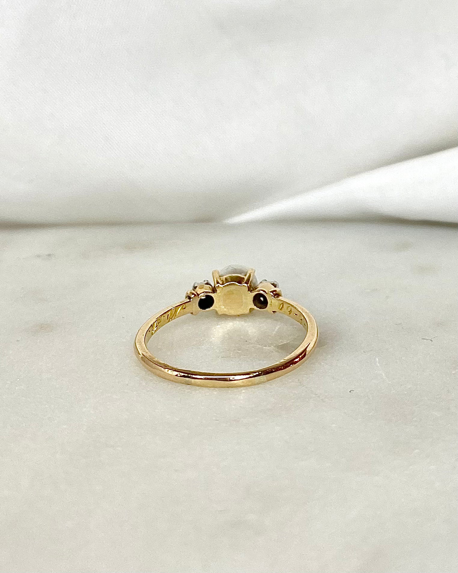 Bague Trilogie Perle & Diamants "Floriane"