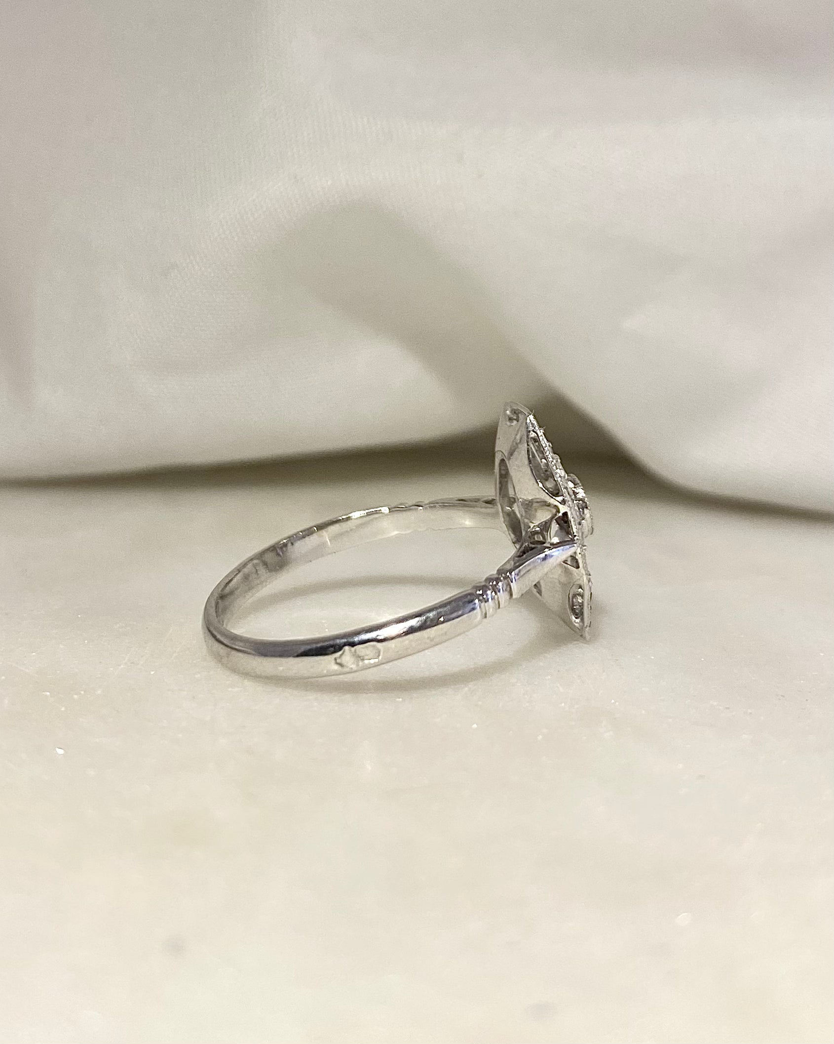 Bague Vintage Art-Déco Diamants "Paola"