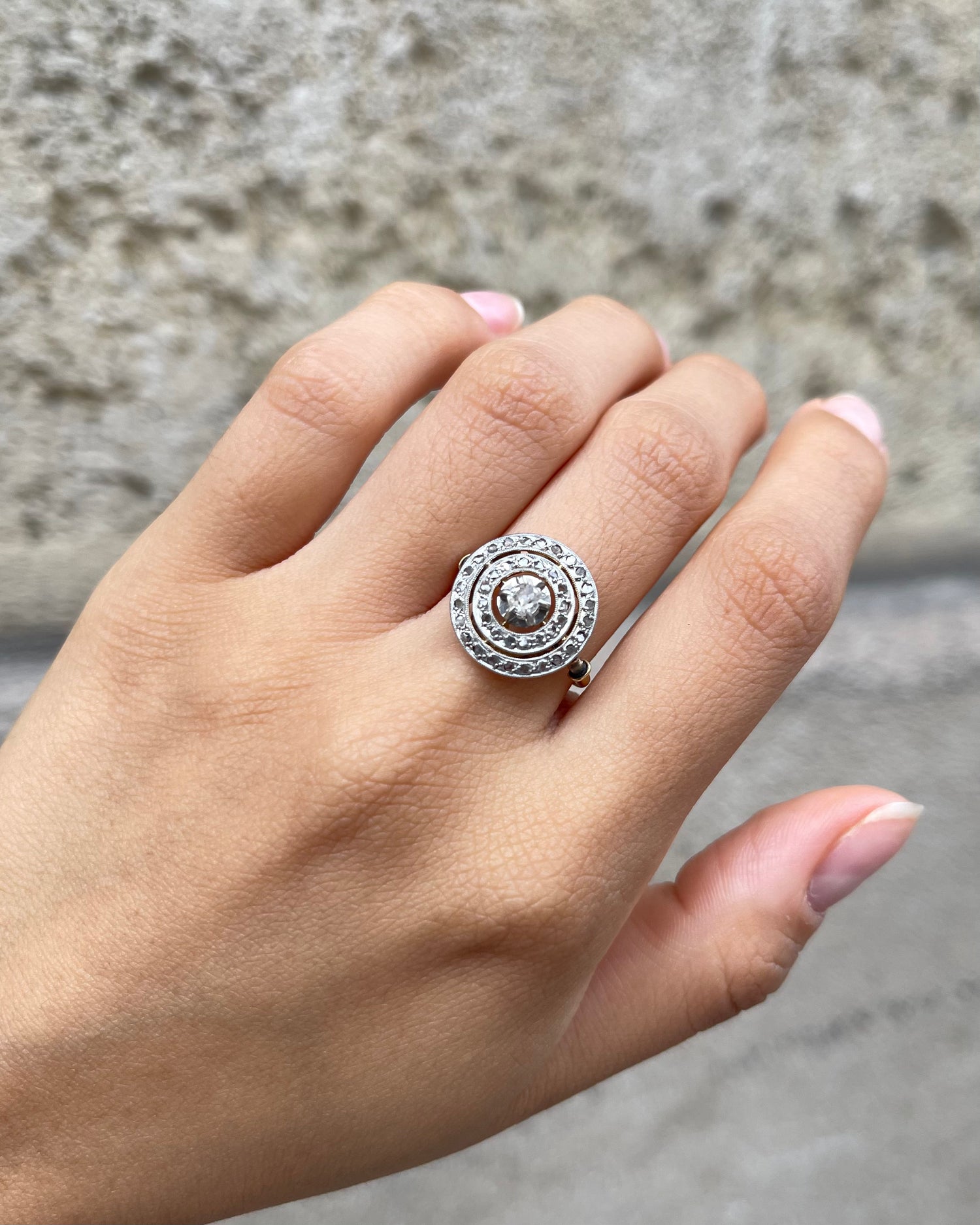 Bague Art-déco 25 Diamants "Esmée"