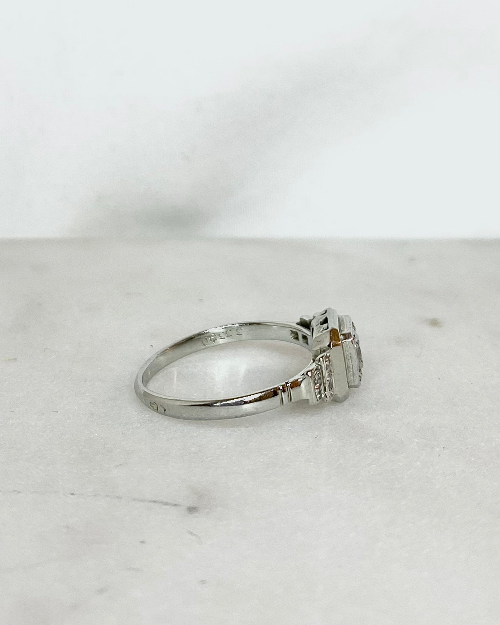 Bague Art-Déco Diamants "Thalya"