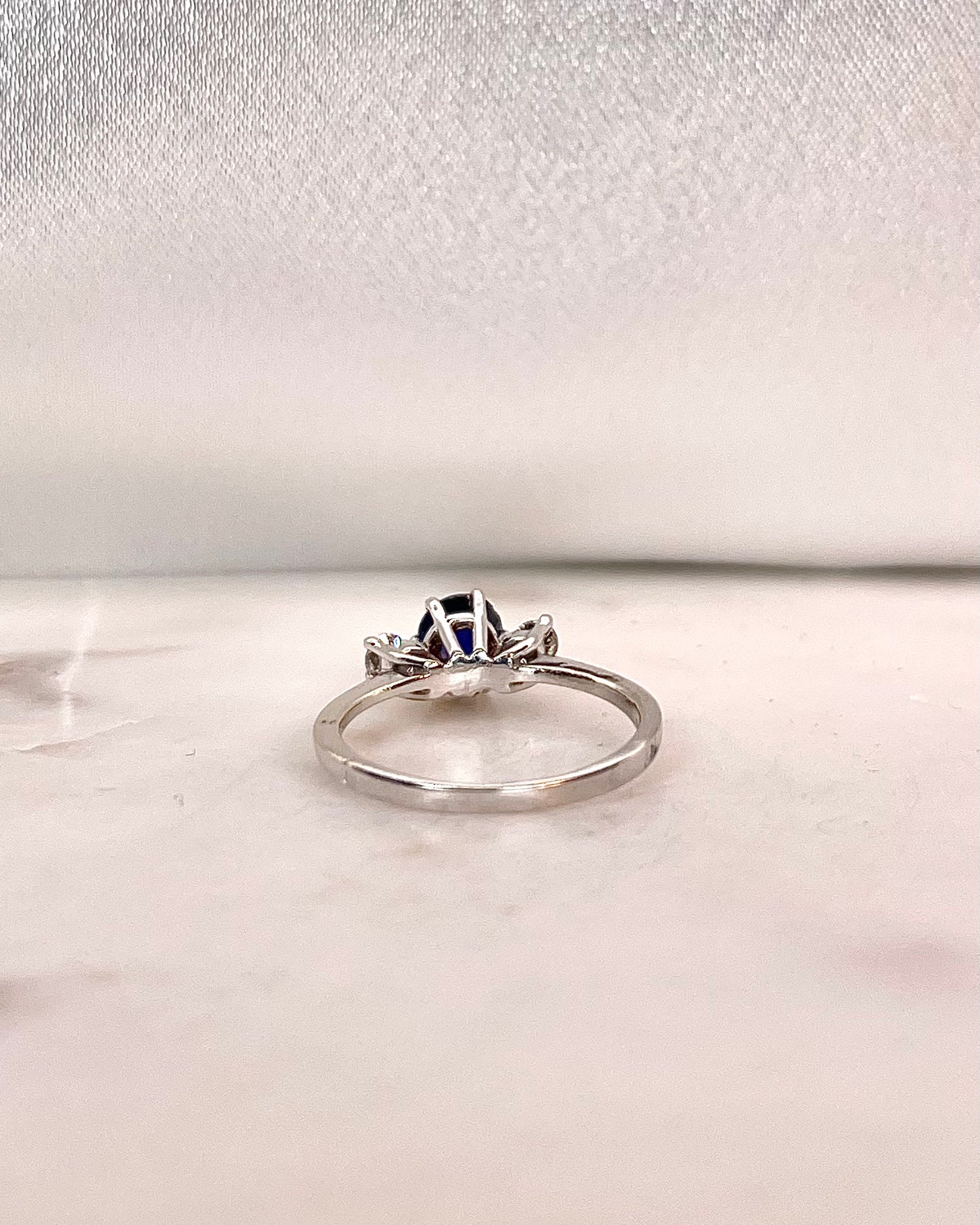 Bague Trilogie Saphir & Diamants "Lyna"