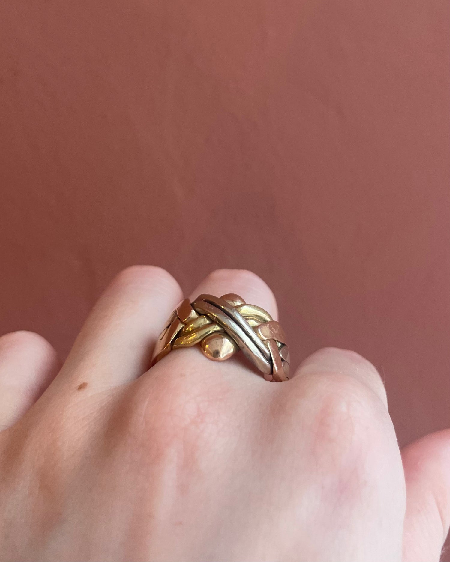 Bague Jonc Trois Ors “Félicie”