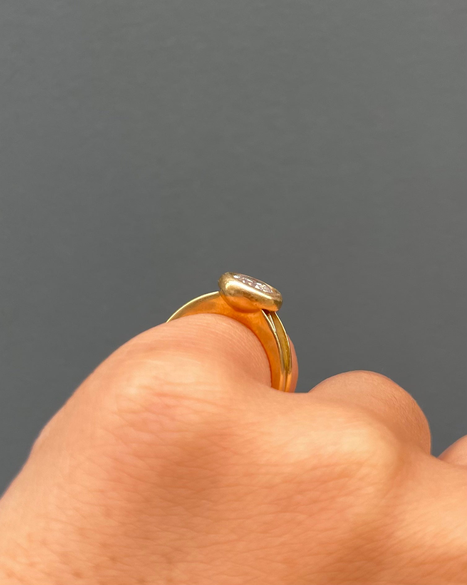 Bague Jonc Diamant 0.92 carat "Augustine"