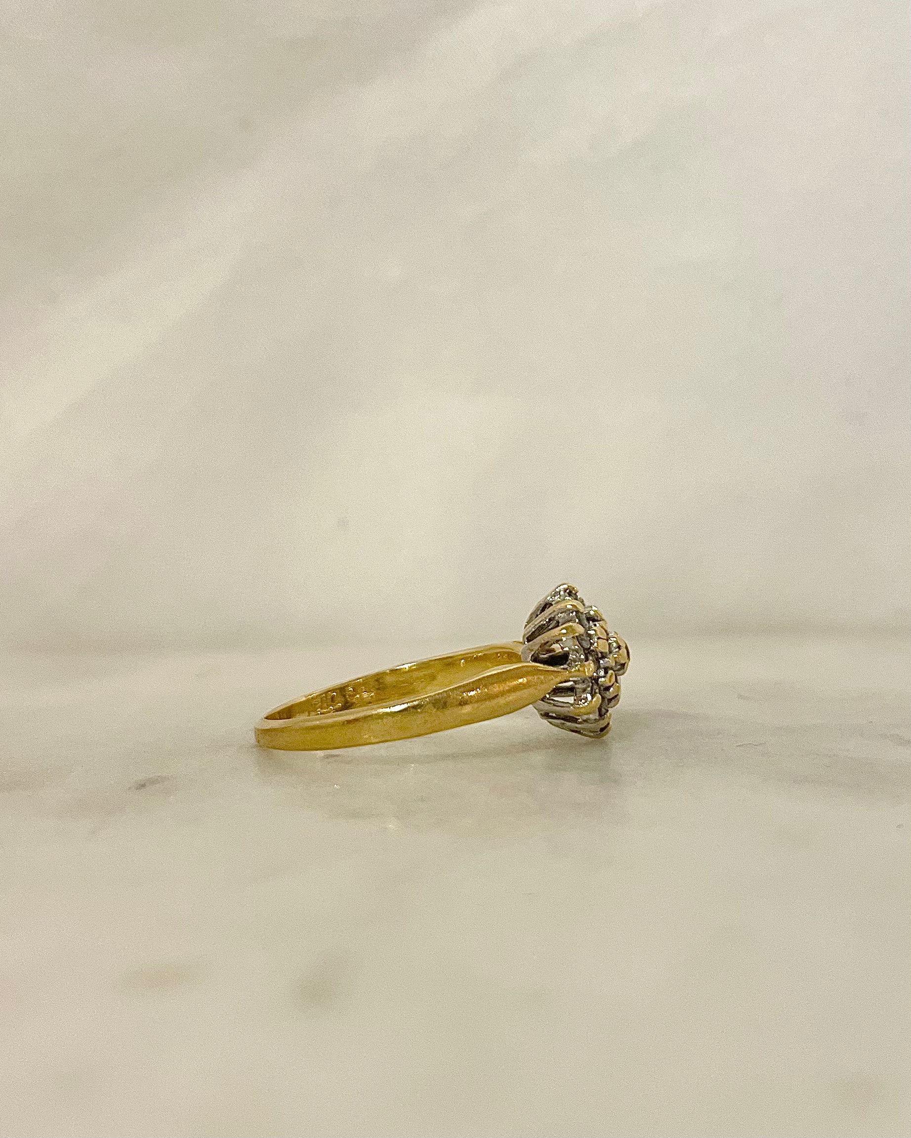 Bague Marguerite Diamants 0.38 carat “Albine”