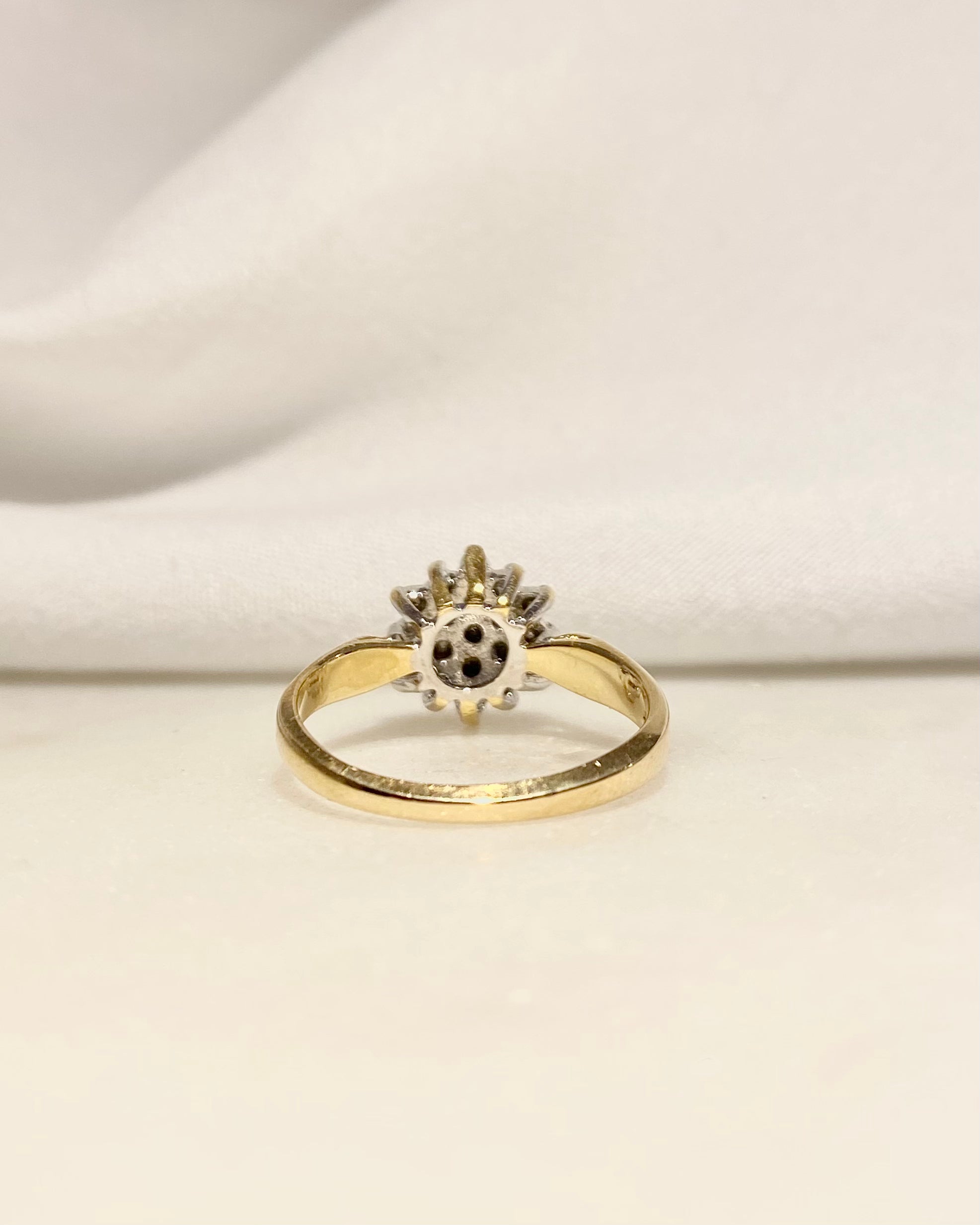 Bague Marguerite Diamants 0.38 carat “Jonquille”