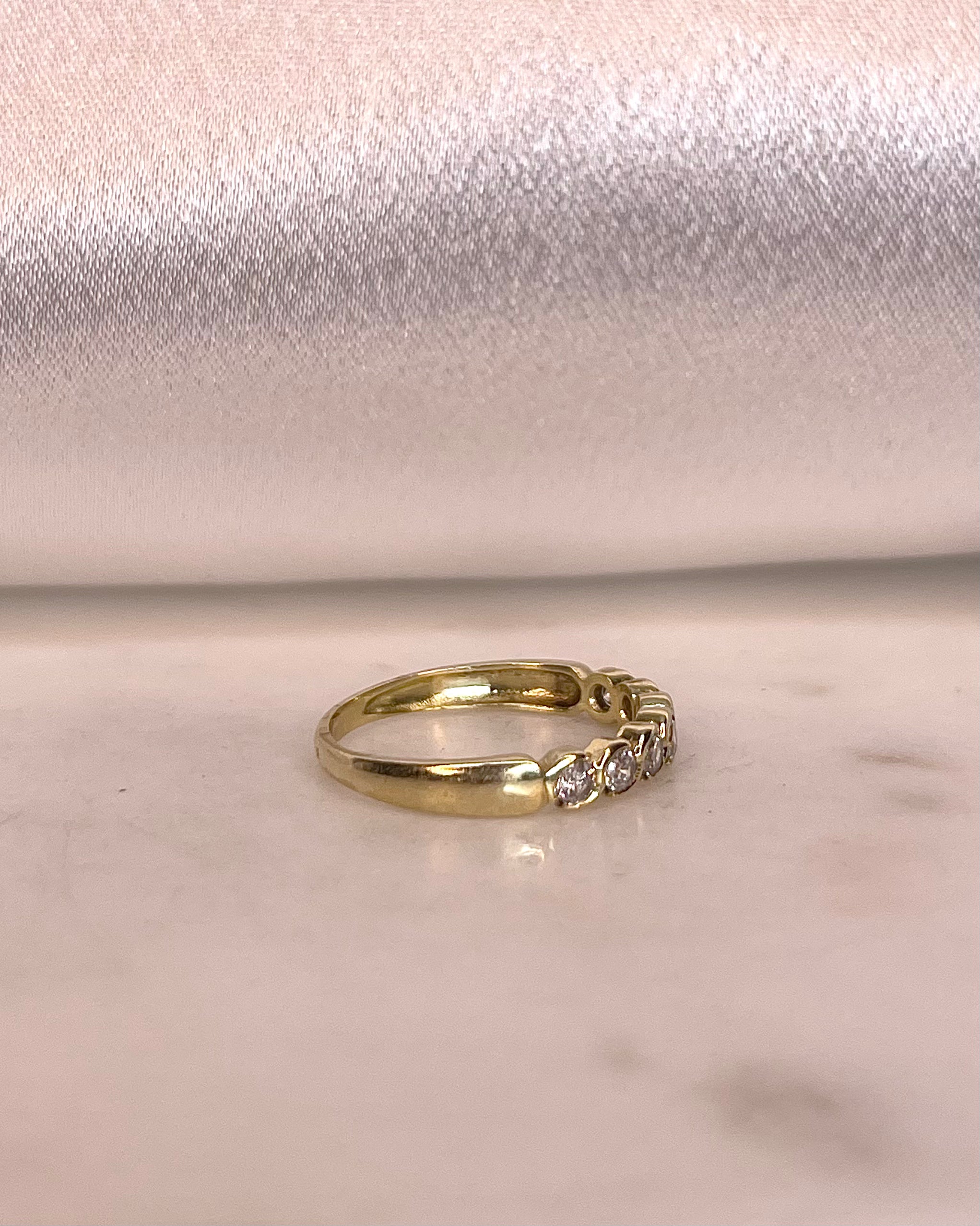 Demi-Alliance Diamants 0.42 carat "Ninon"