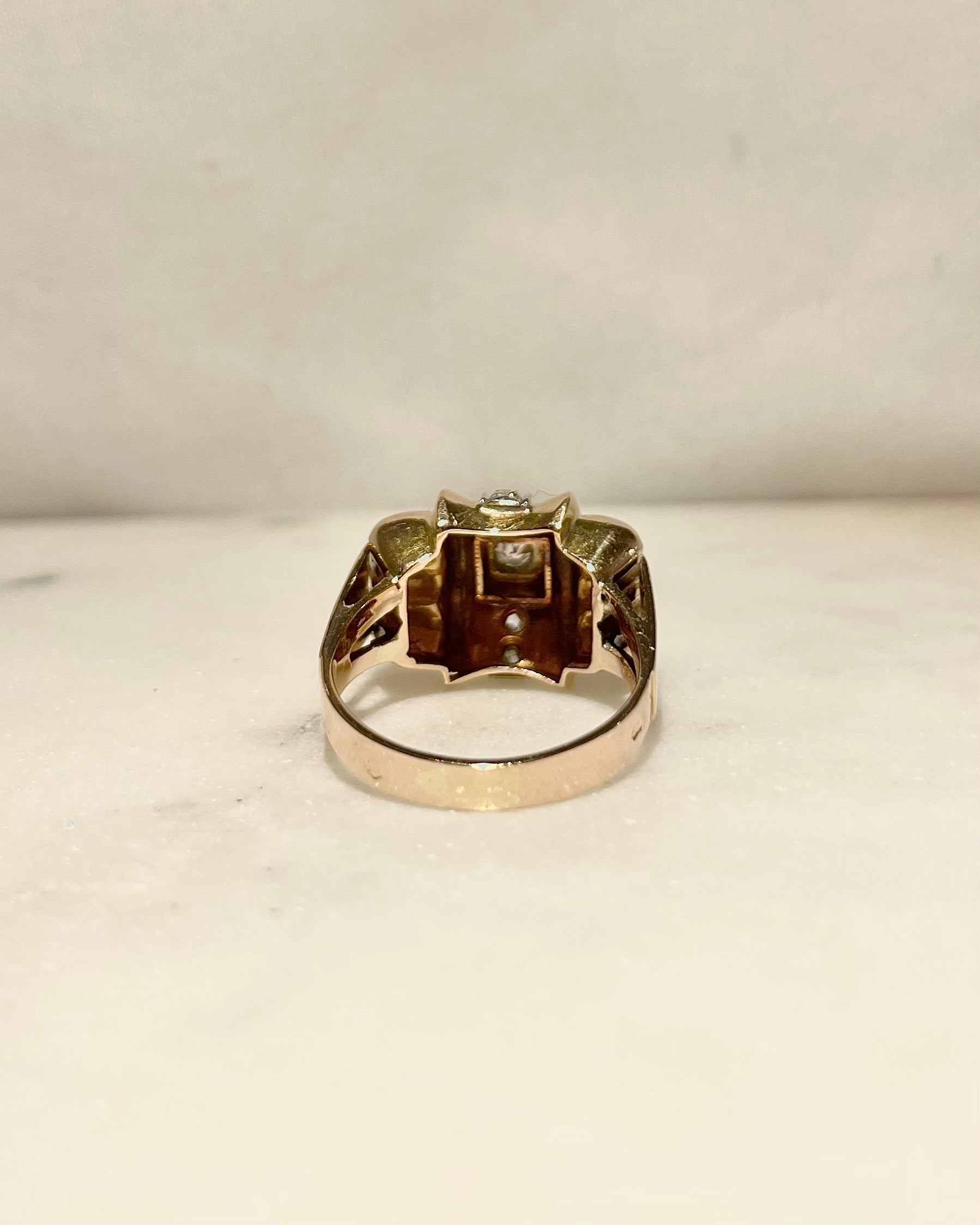 Bague Tank Diamants "Arléna"