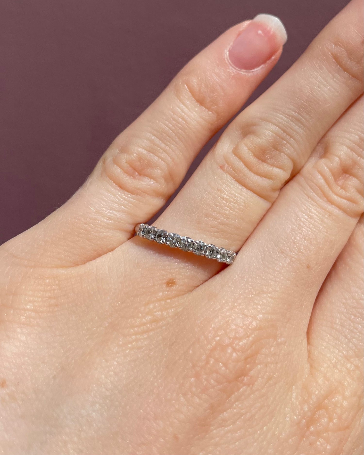 Demi-Alliance Diamants 0.36 carat "Zahara"