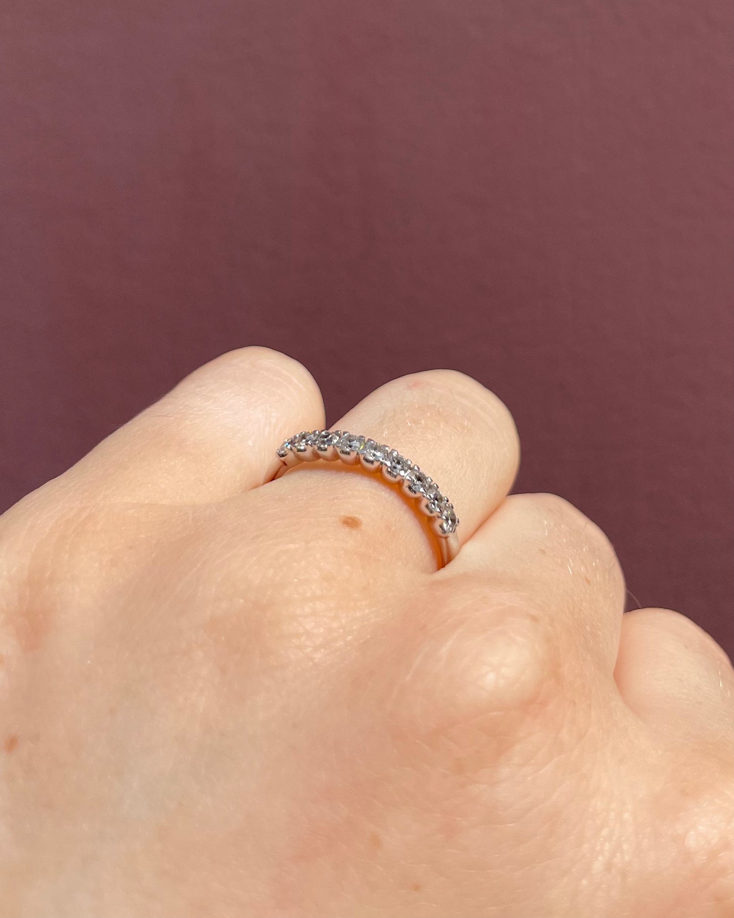 Demi-Alliance Diamants 0.36 carat "Zahara"