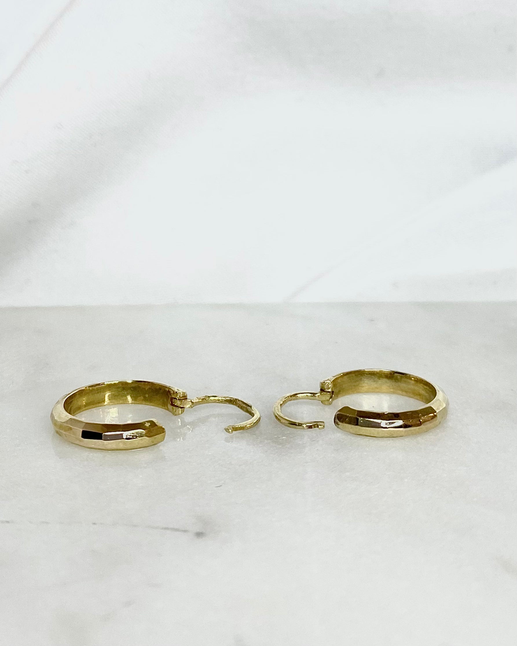Créoles Or Jaune 18 Carats "Awen"
