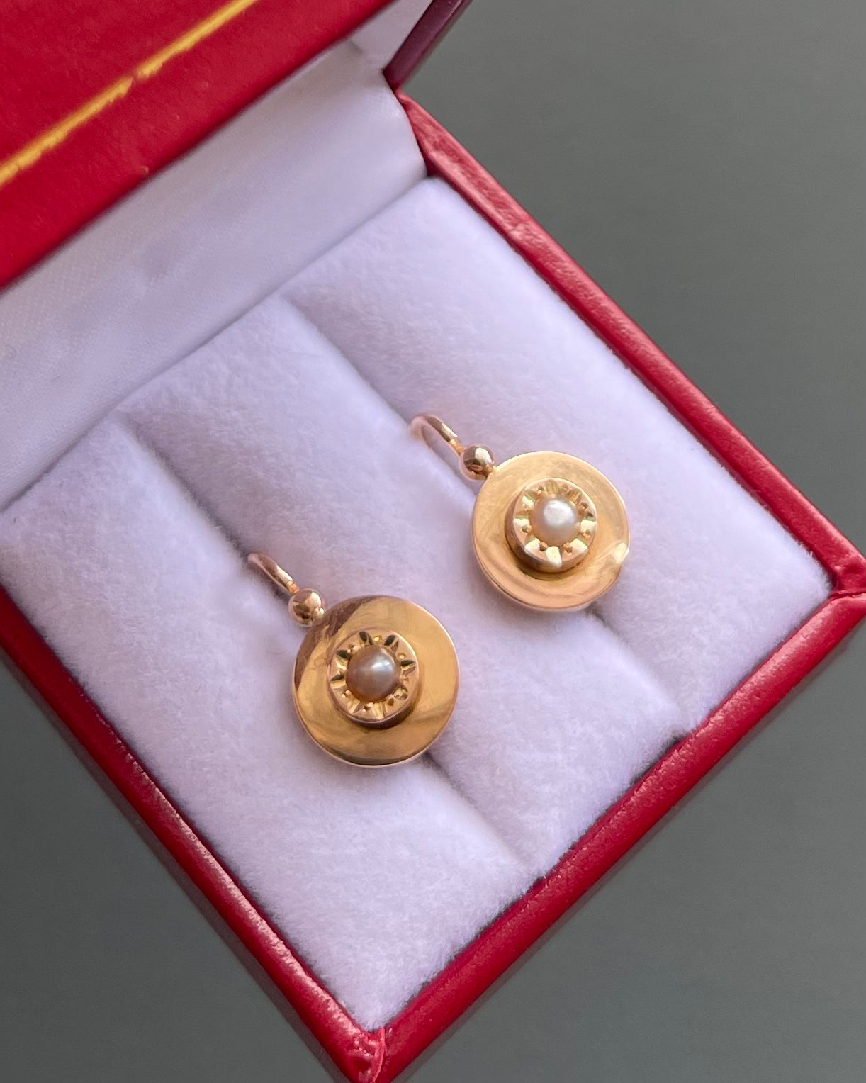 Dormeuses Perles Or Jaune 18 Carats "Kael"