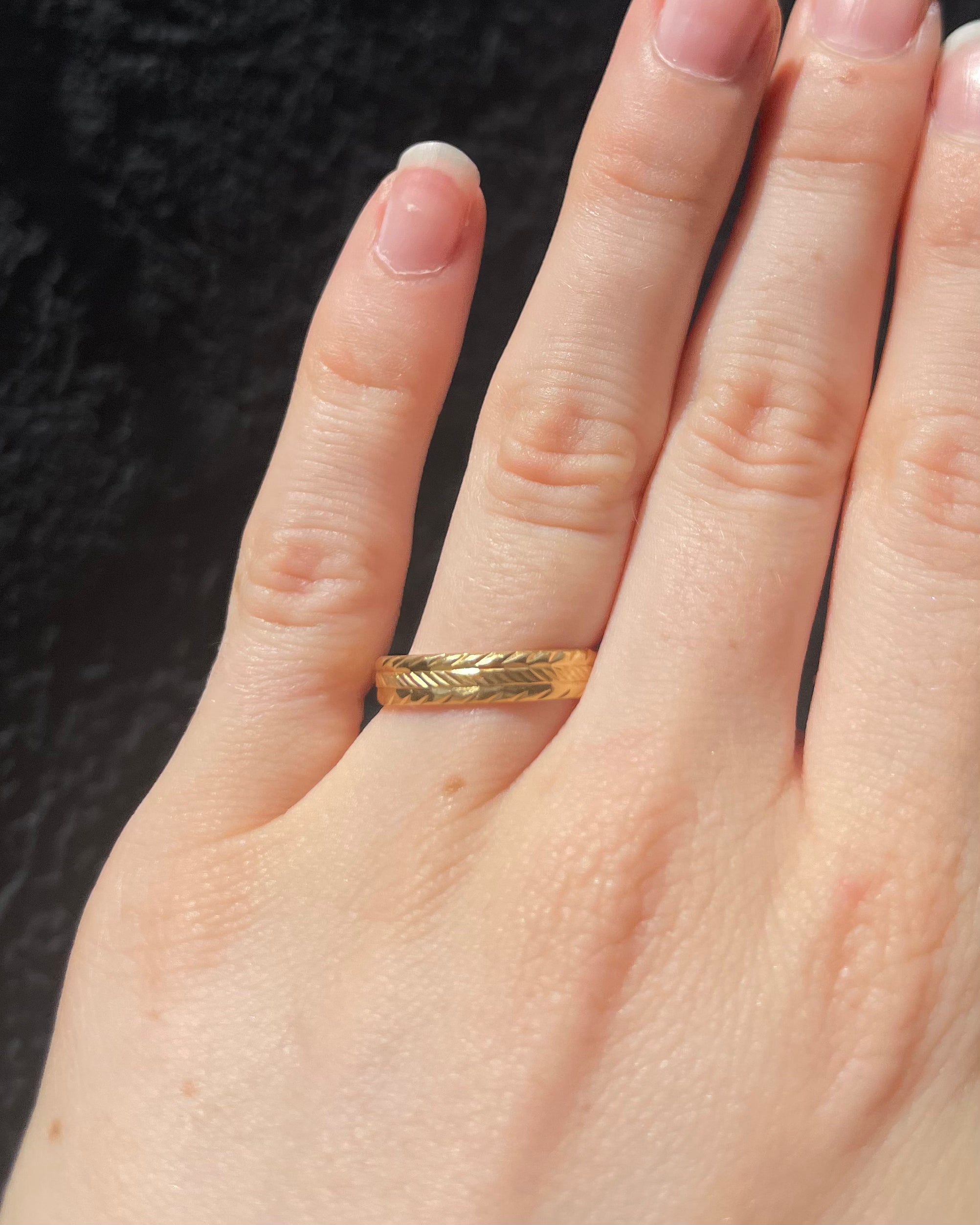 Alliance Or Jaune 18 carats "Laé"