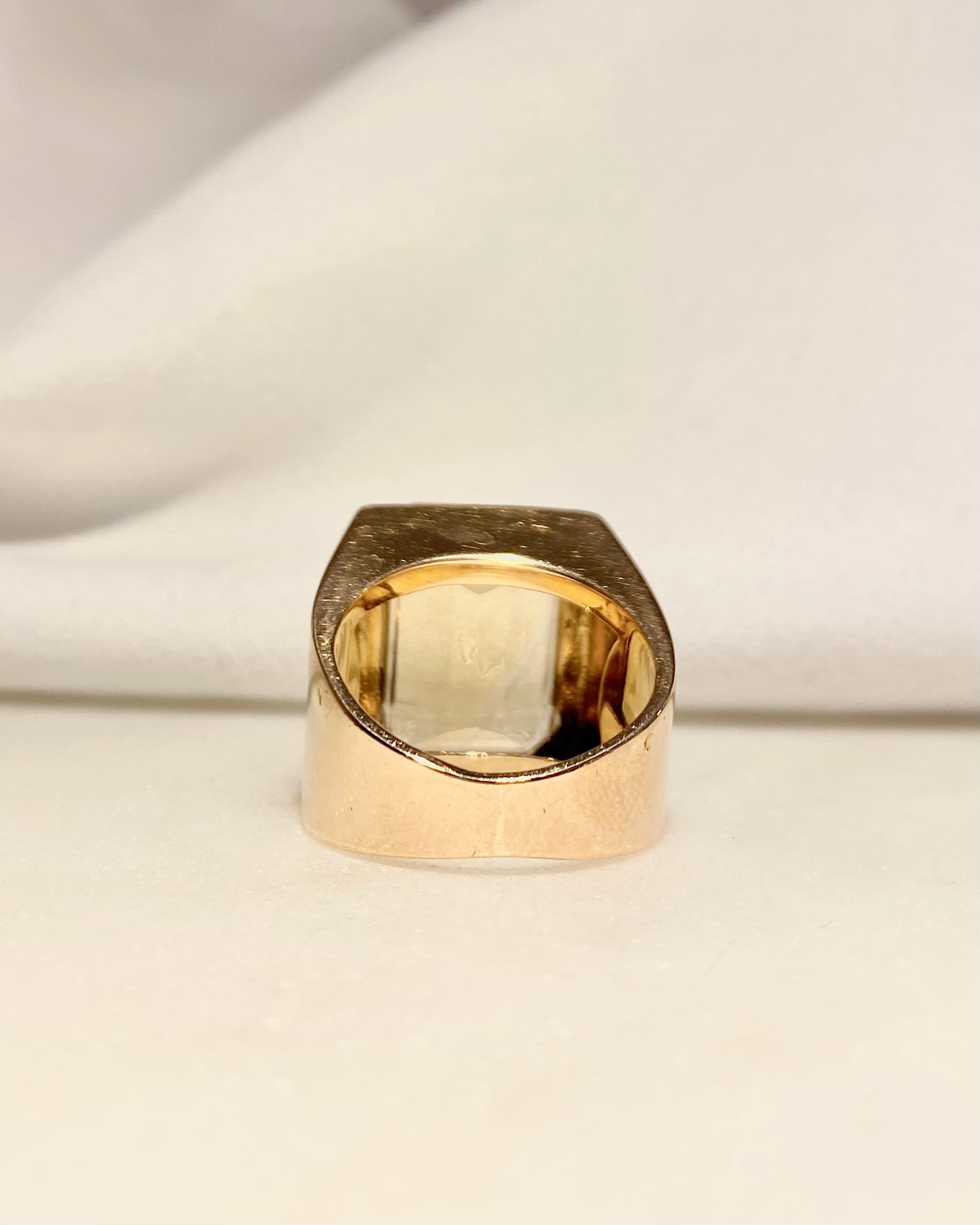 Chevalière Citrine 8.50 carats "Ambreline"
