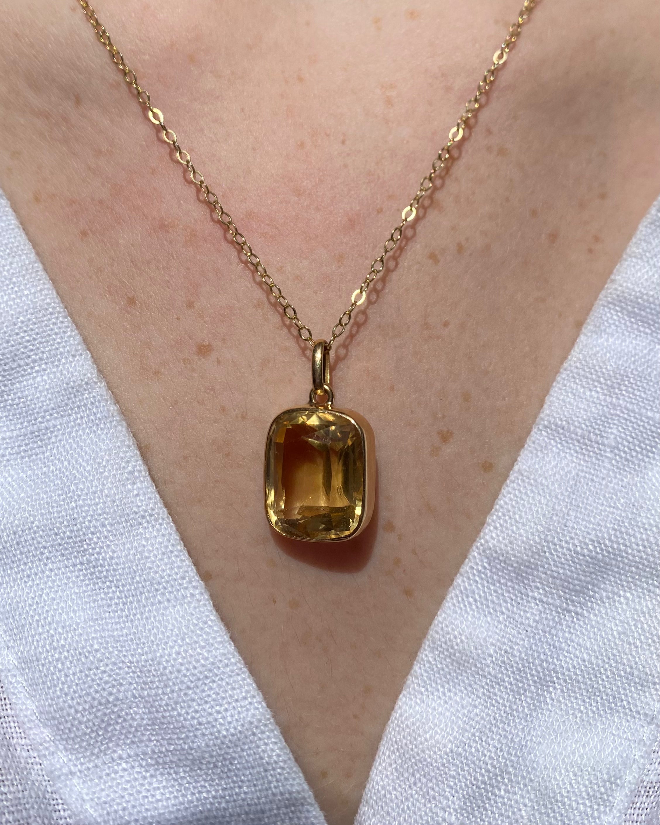 Pendentif Citrine 10.80 carats “Marisol”