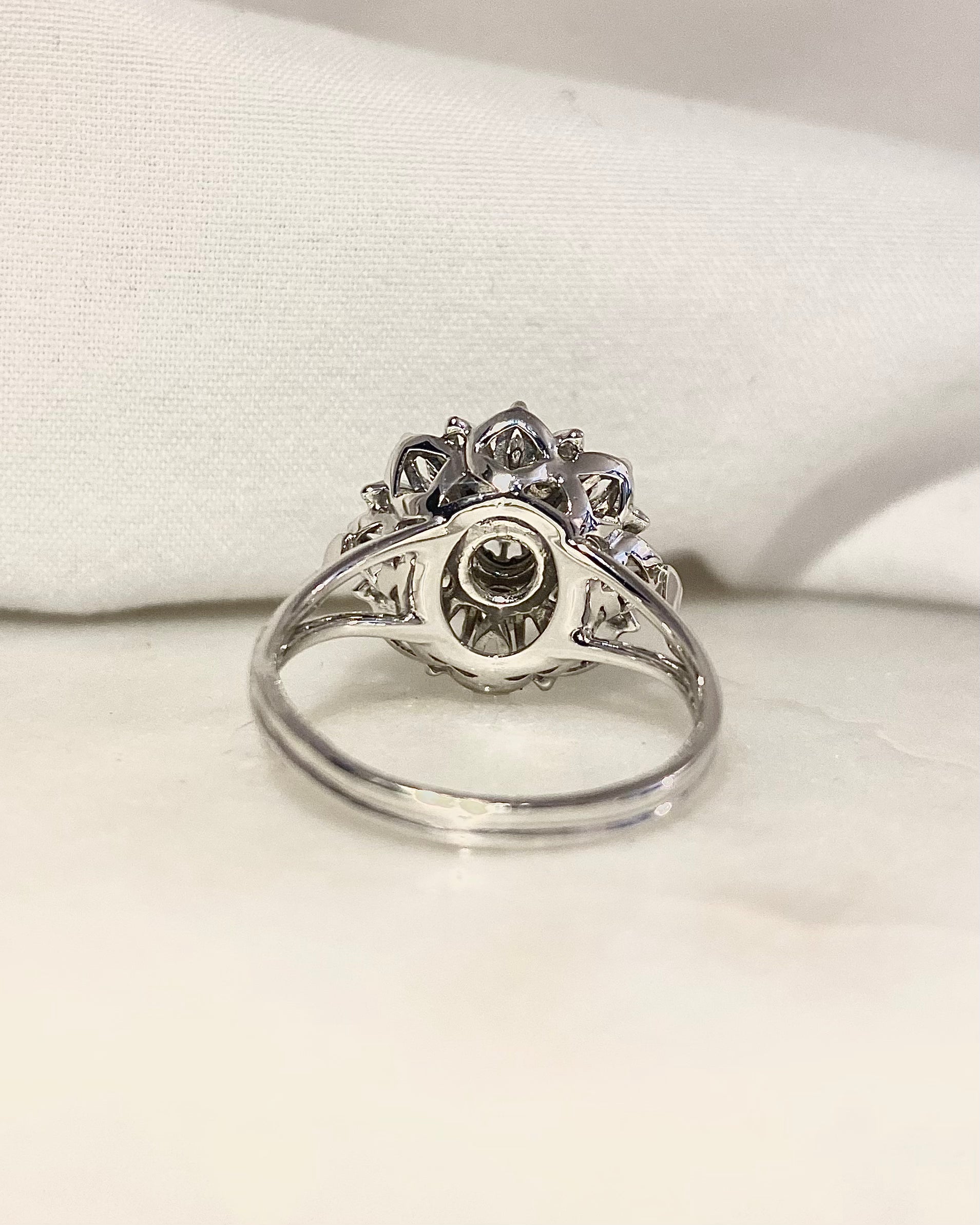 Bague Marguerite Diamants 0.50 carat "Apolline"