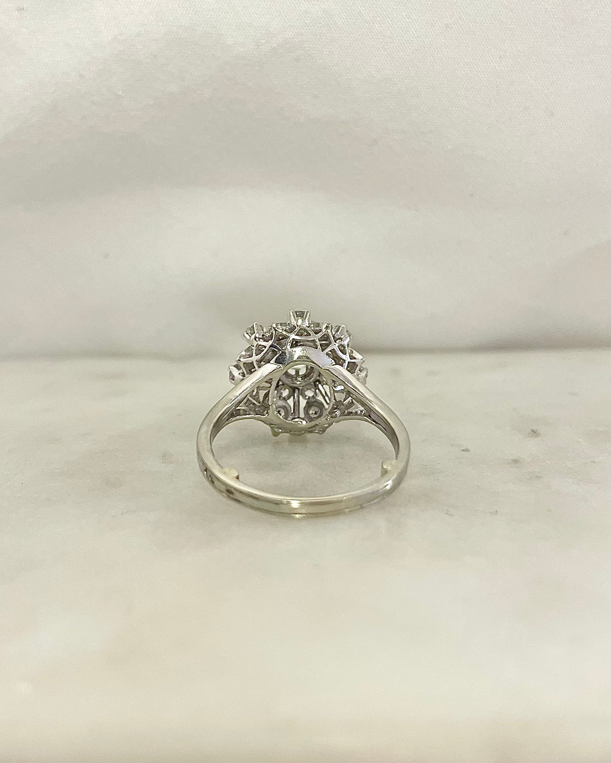 Bague Marguerite 24 Diamants 1.34 carat "Philomène"