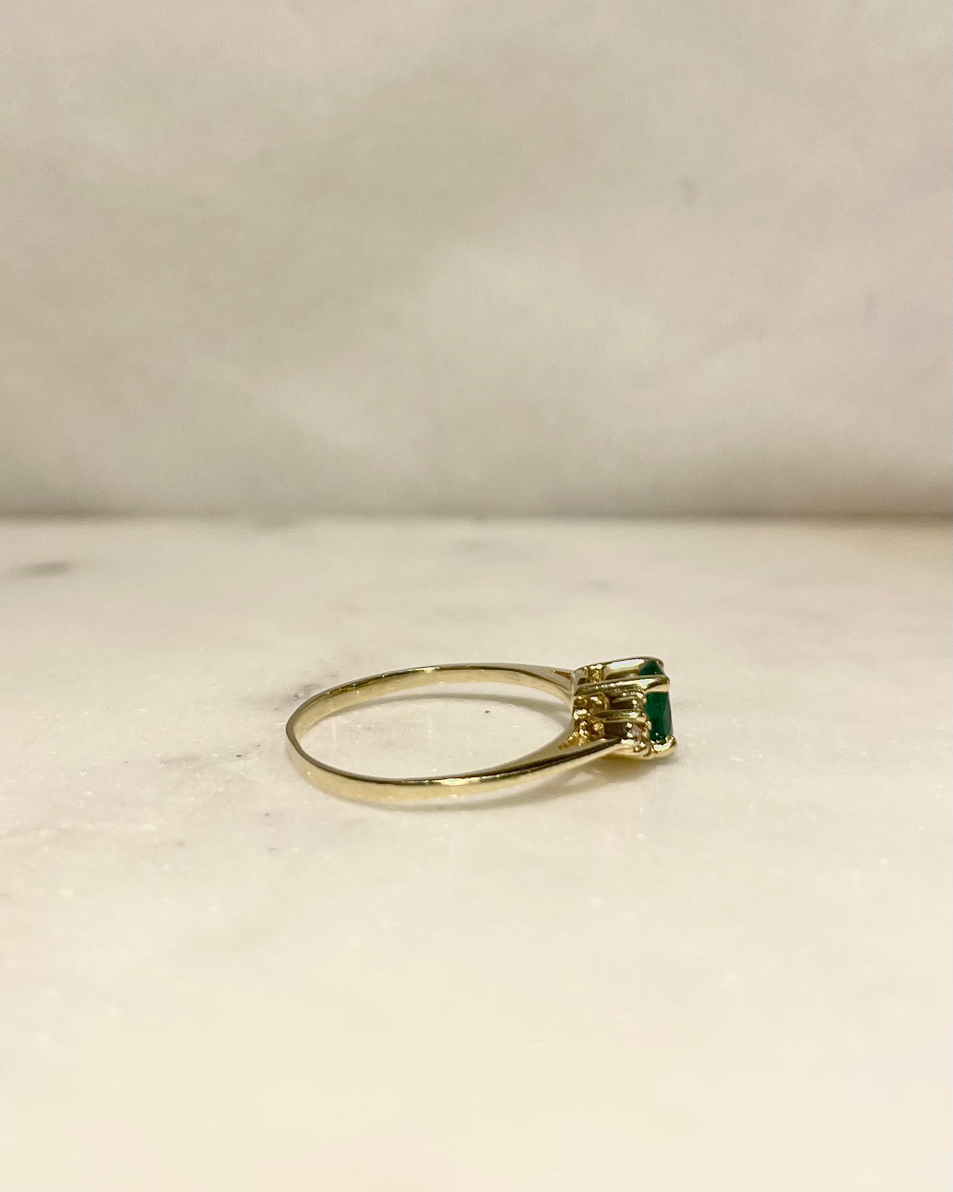 Bague Trilogie Émeraude & Diamants "Lysora"
