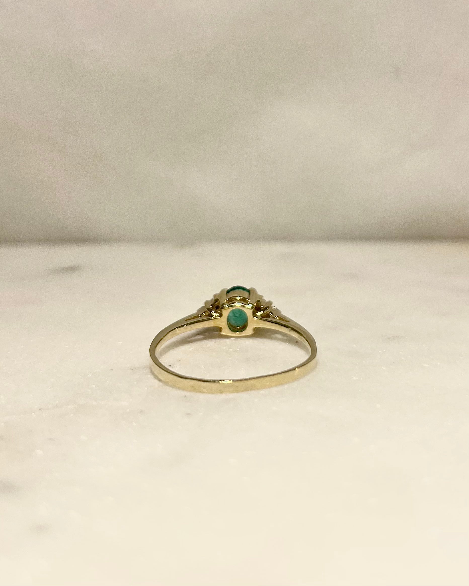 Bague Trilogie Émeraude & Diamants "Lysora"
