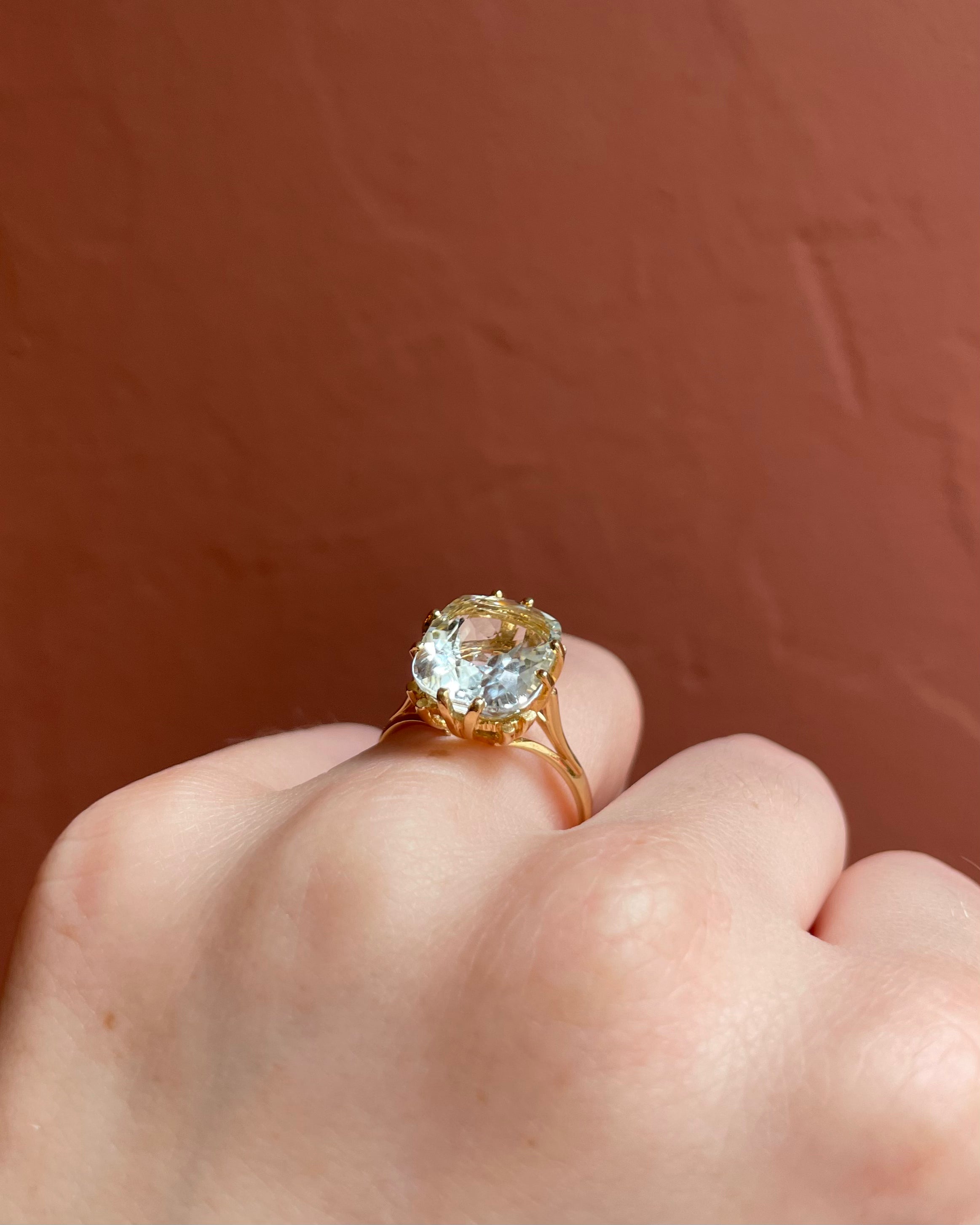 Bague Cocktail Aigue Marine 5 carats “Yael”