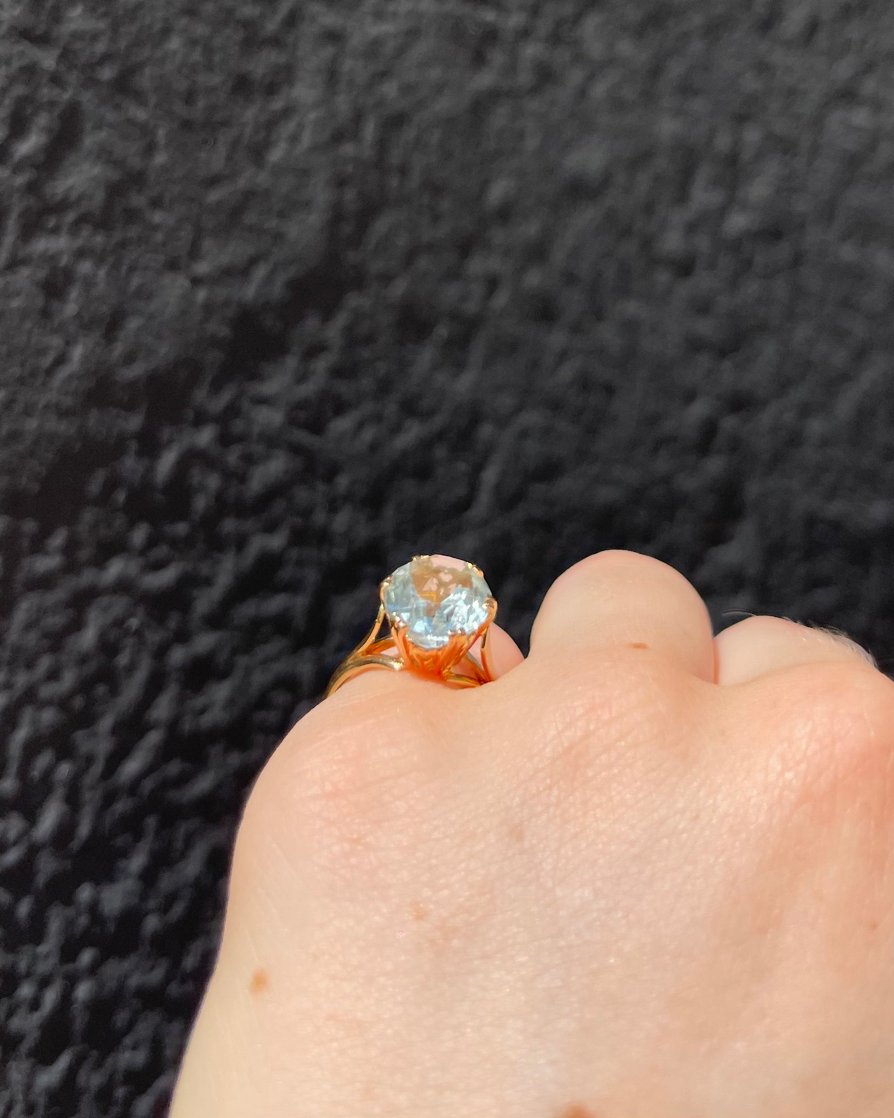 Bague Cocktail Aigue-Marine 3.50 Carats "Maéve"