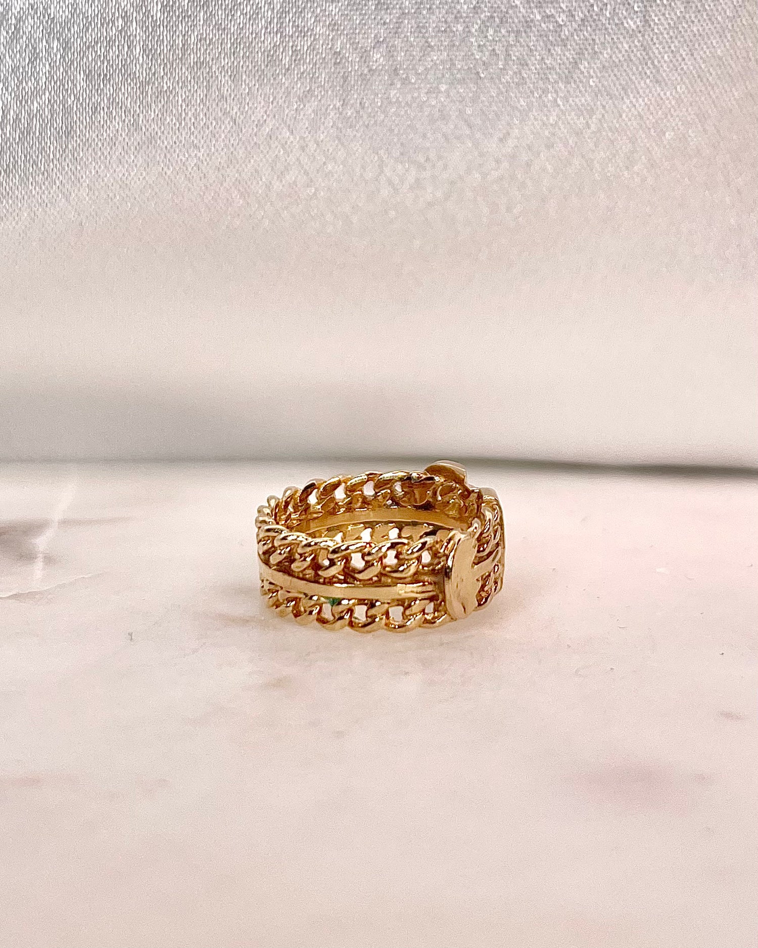 Bague Bandeau Or Jaune "Averine"