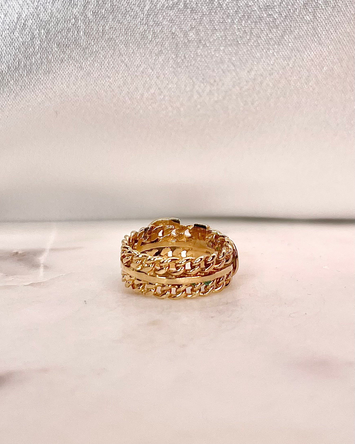 Bague Bandeau Or Jaune "Averine"