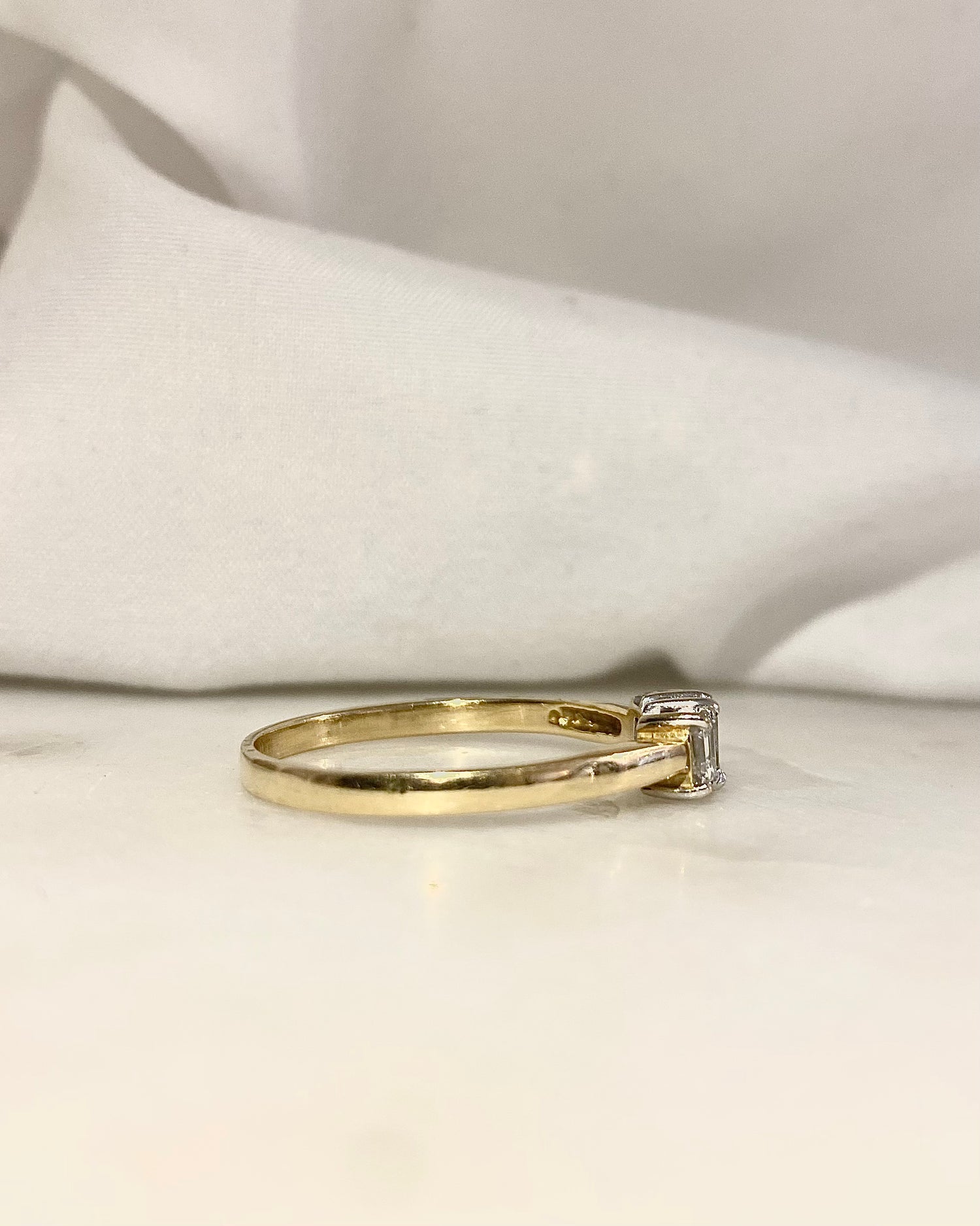 Bague Trilogie Diamants 0.43 carat "Clémence"