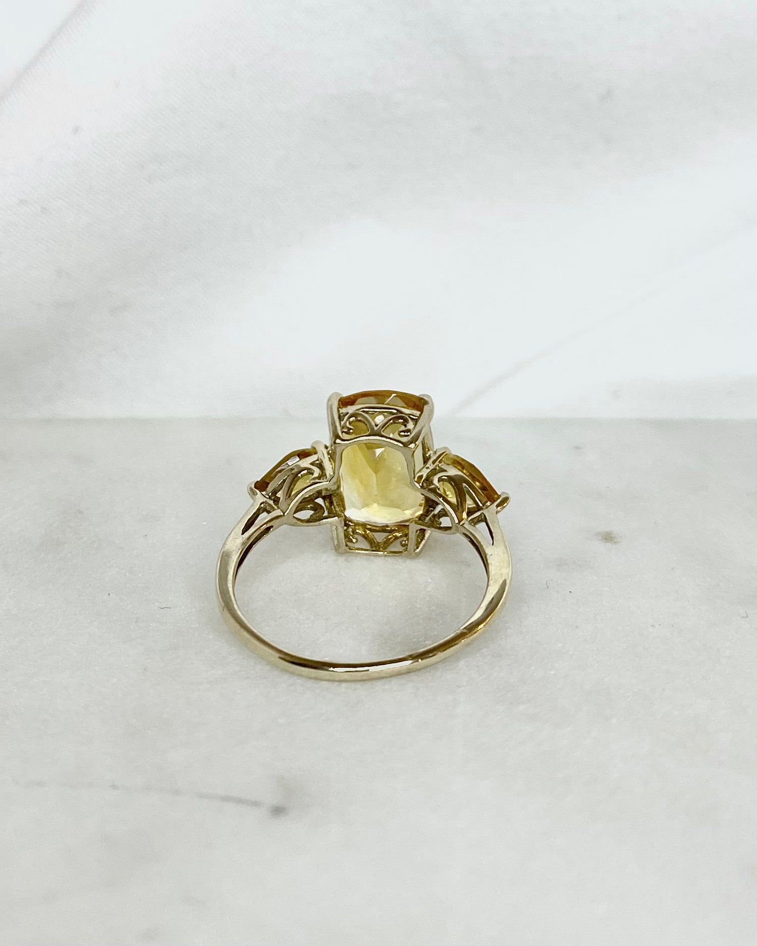 Bague Trilogie Citrine 4.10 Carats "Mia"