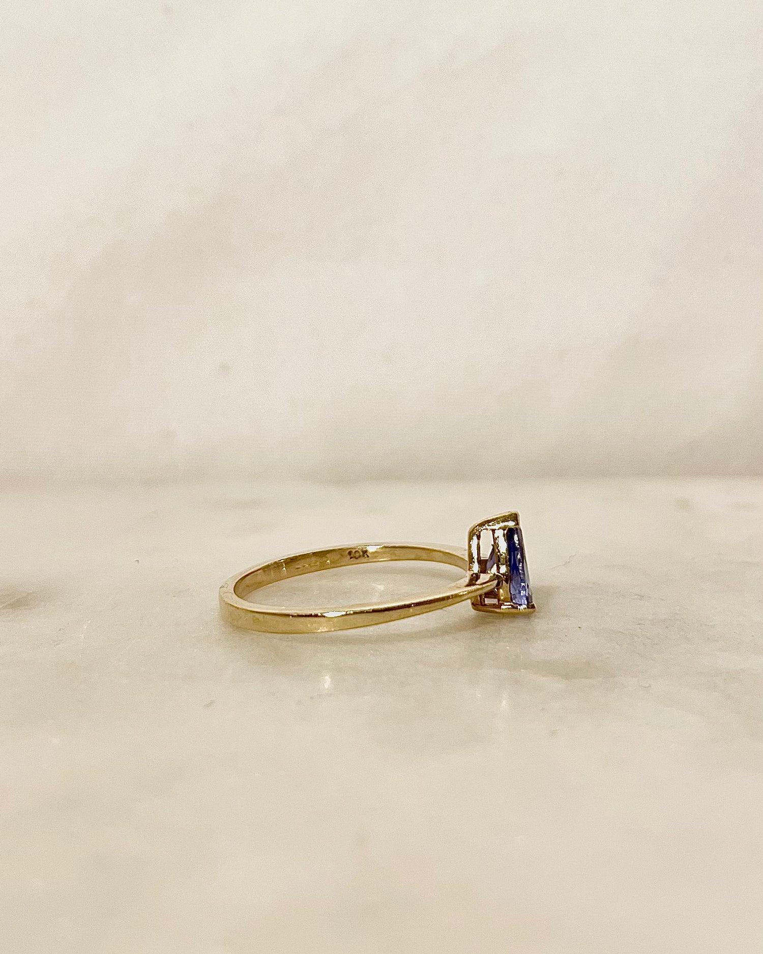 Bague Solitaire Tanzanite 0.75 carat "Mariane"
