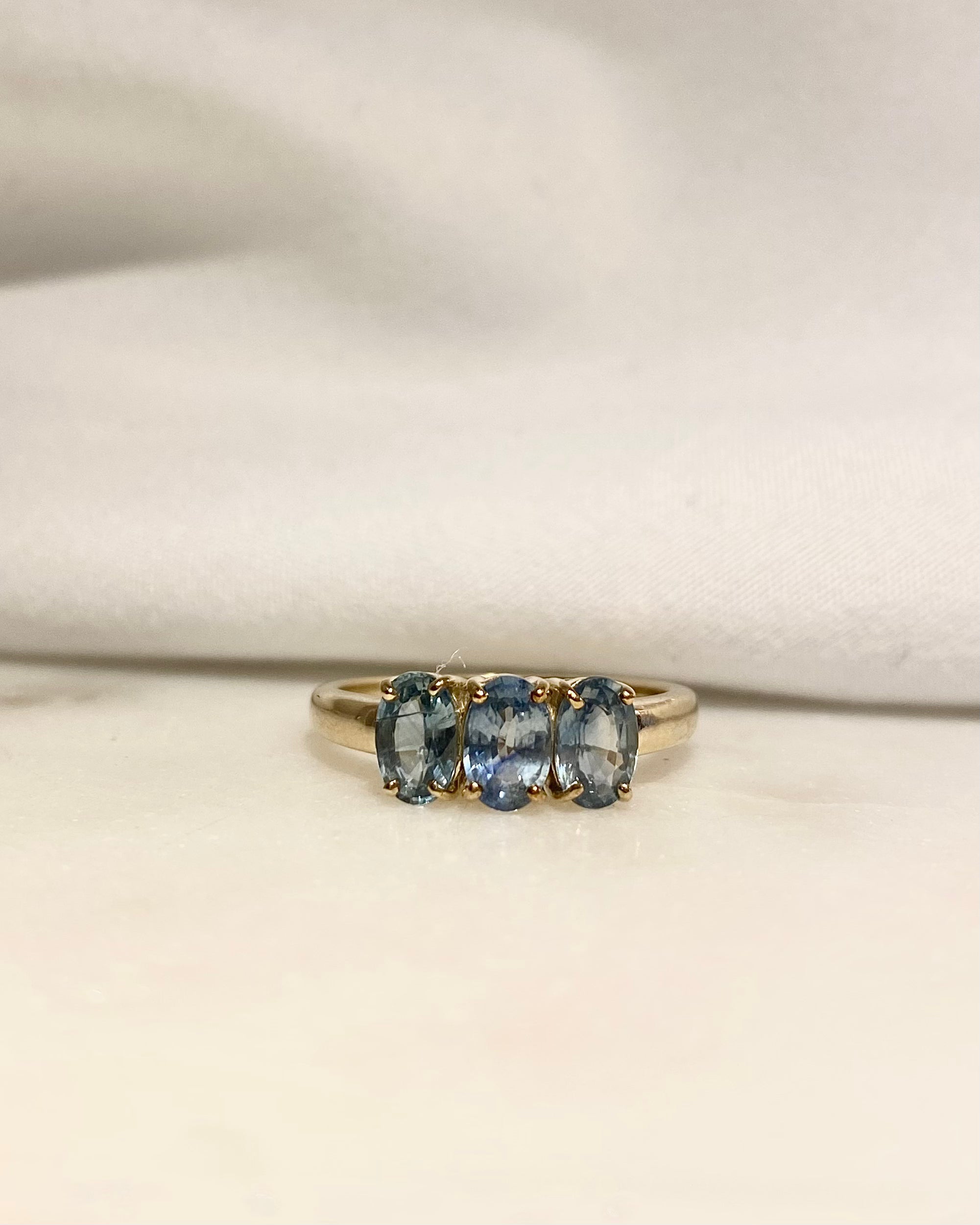 Bague Trilogie Saphirs 1.74 carat "Garance"