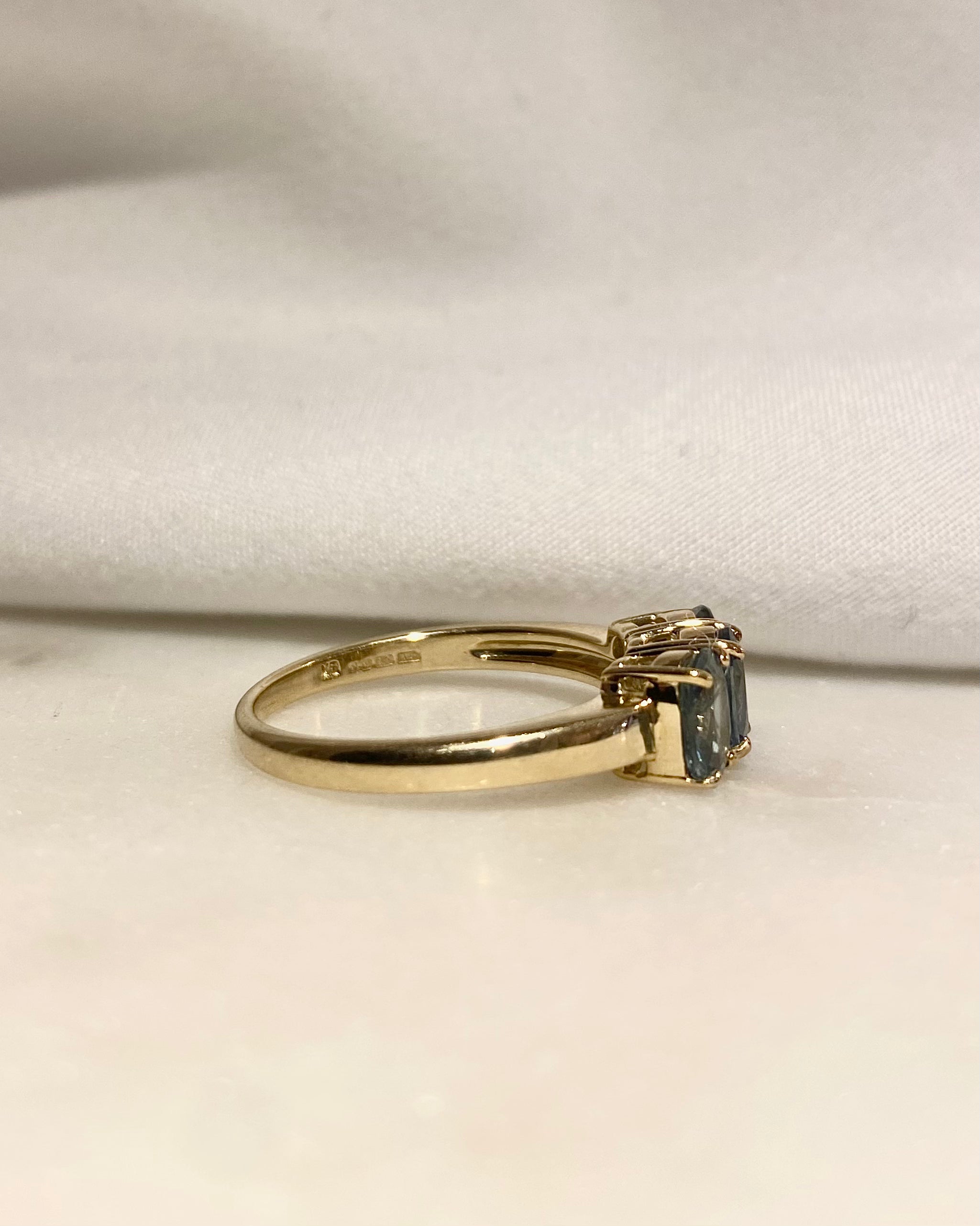 Bague Trilogie Saphirs 1.74 carat "Garance"
