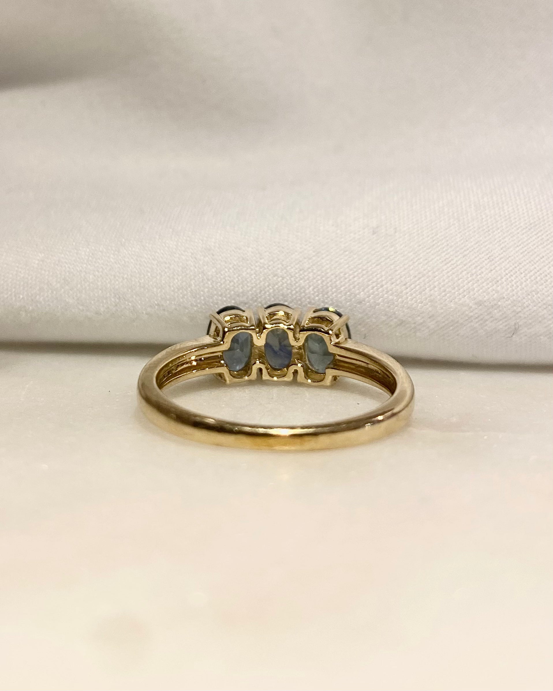 Bague Trilogie Saphirs 1.74 carat "Garance"