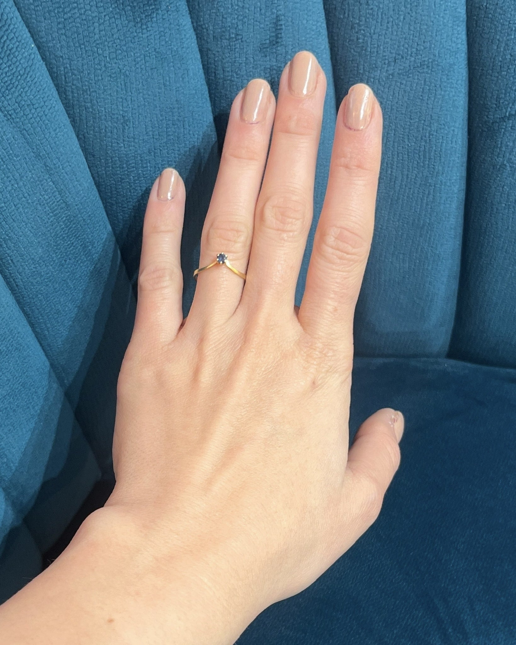Bague Diadème Saphir "Zoé"