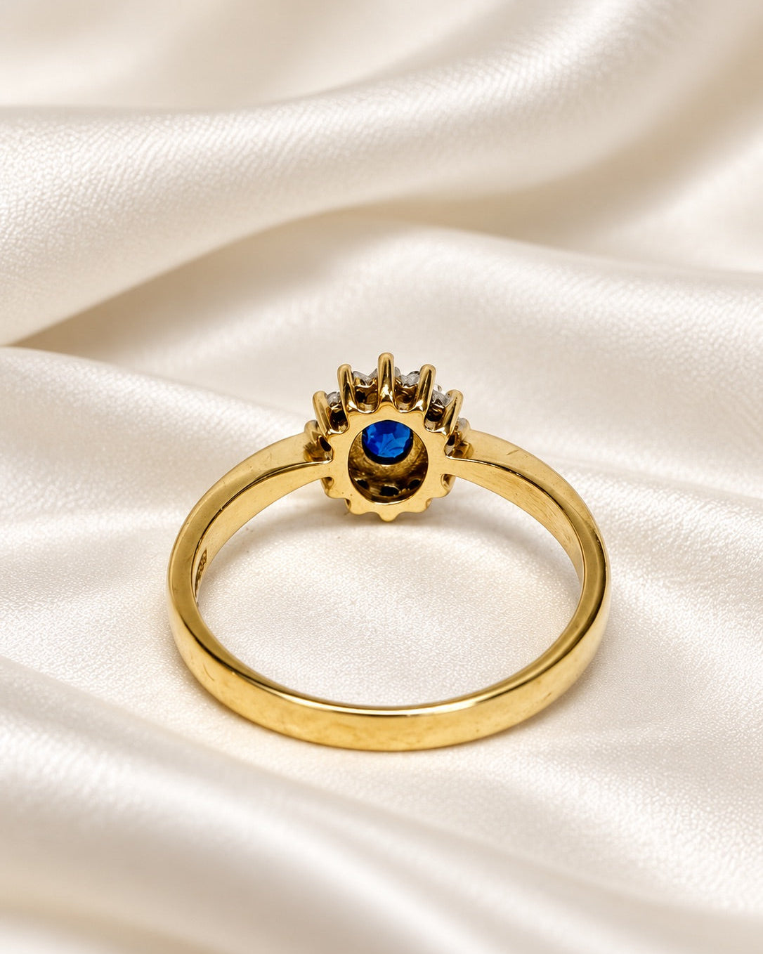 Bague Marguerite Saphir & Diamants "Nina"