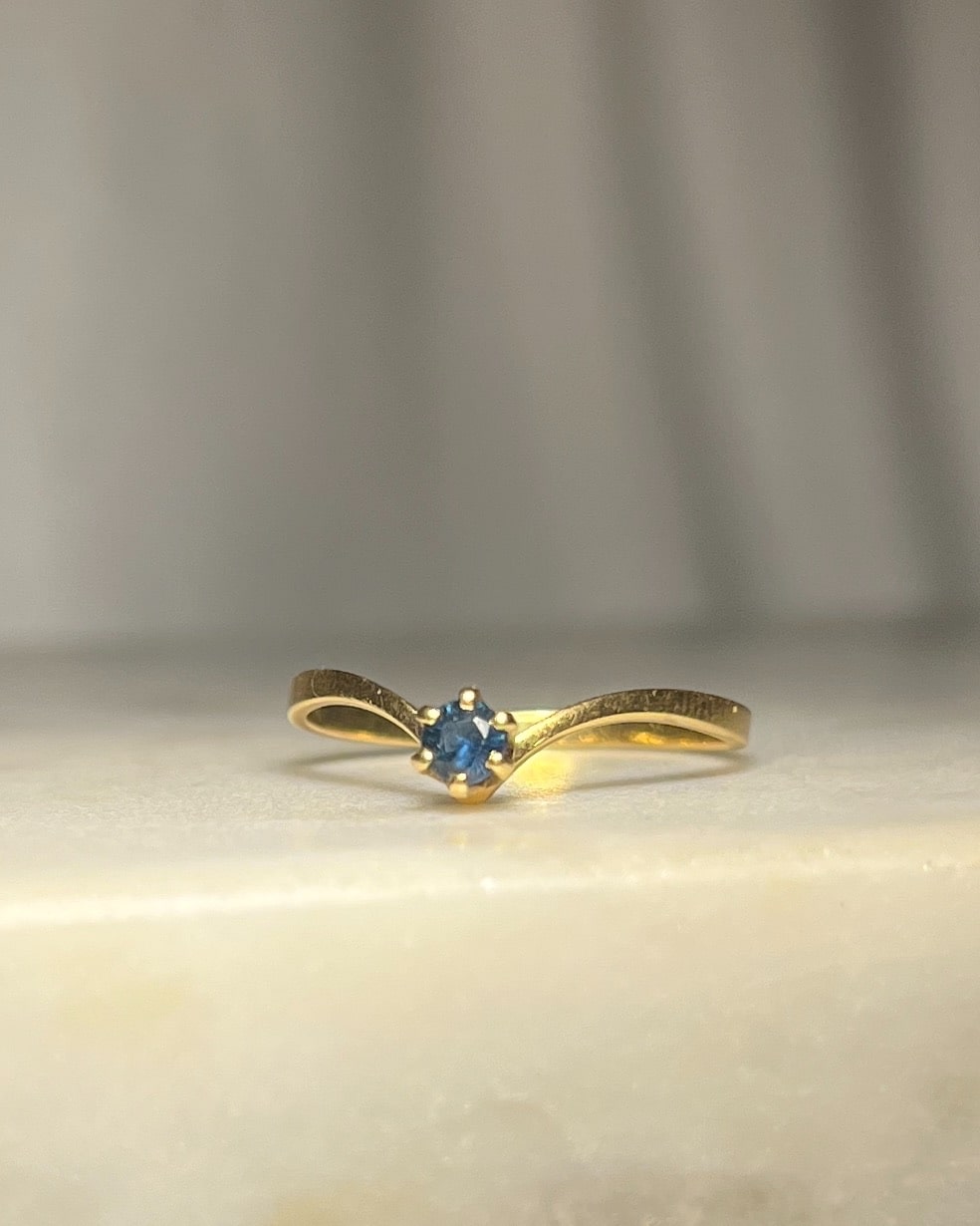 Bague Diadème Saphir "Zoé"