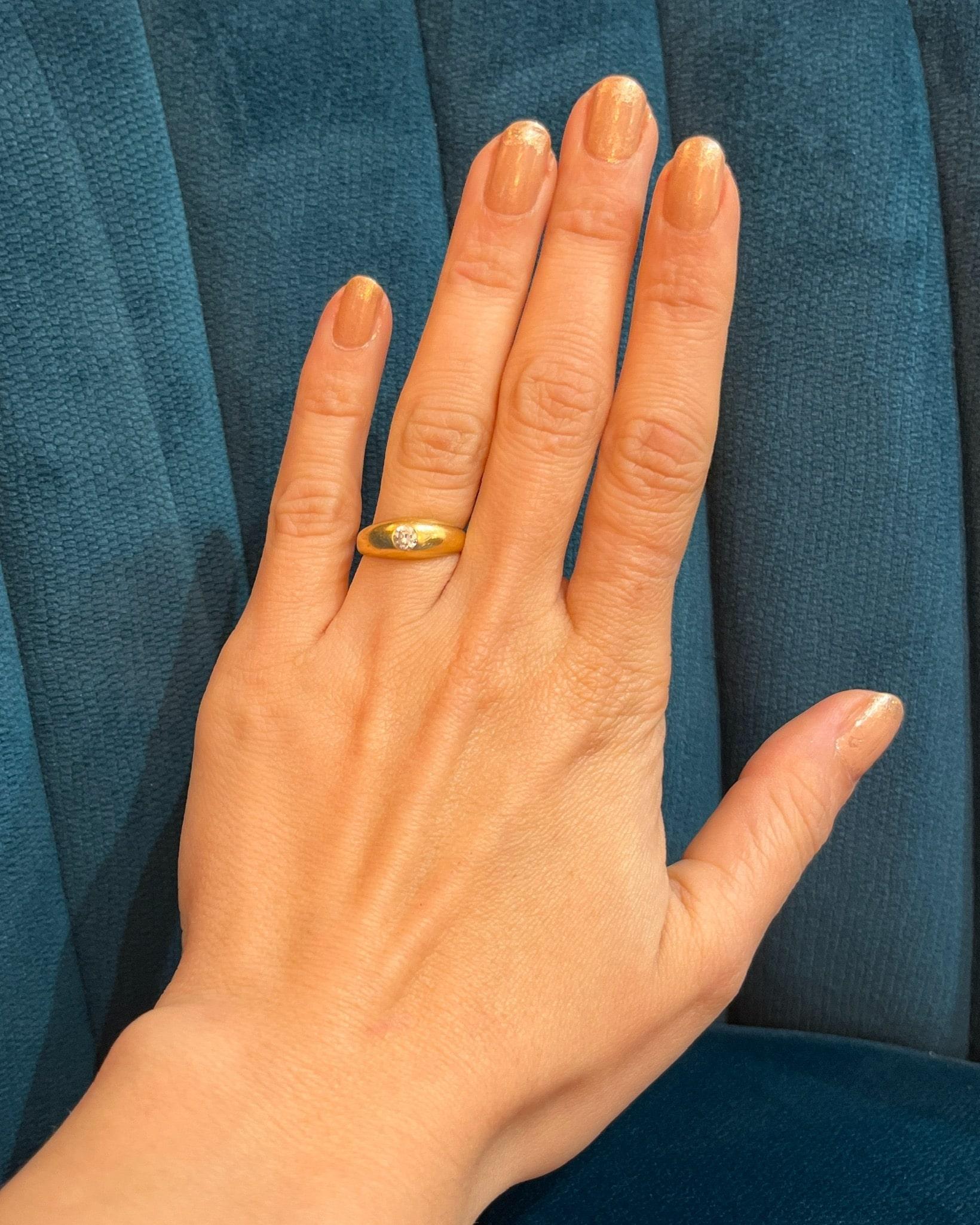 Bague Jonc Diamant "Laurie"