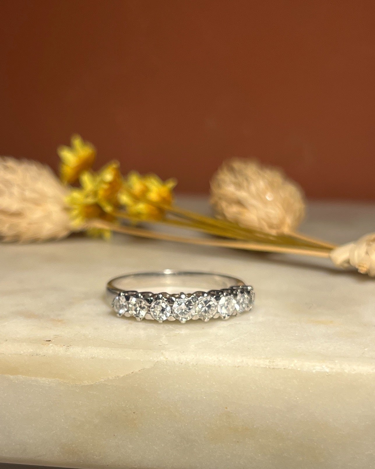 Bague rivière diamants 0.70 carat "Cassidy"