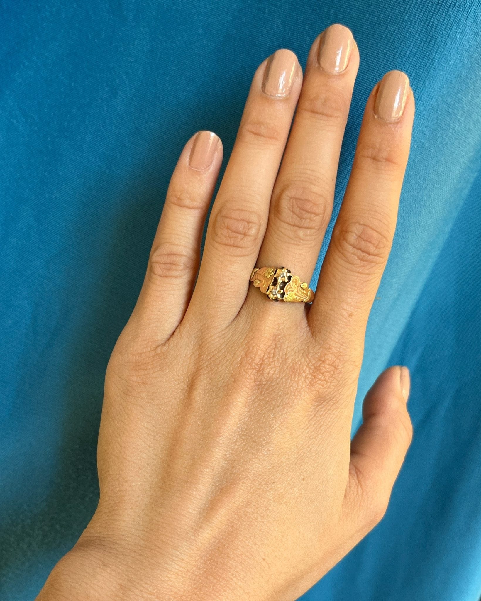 Anillo de sello vintage “Nina”
