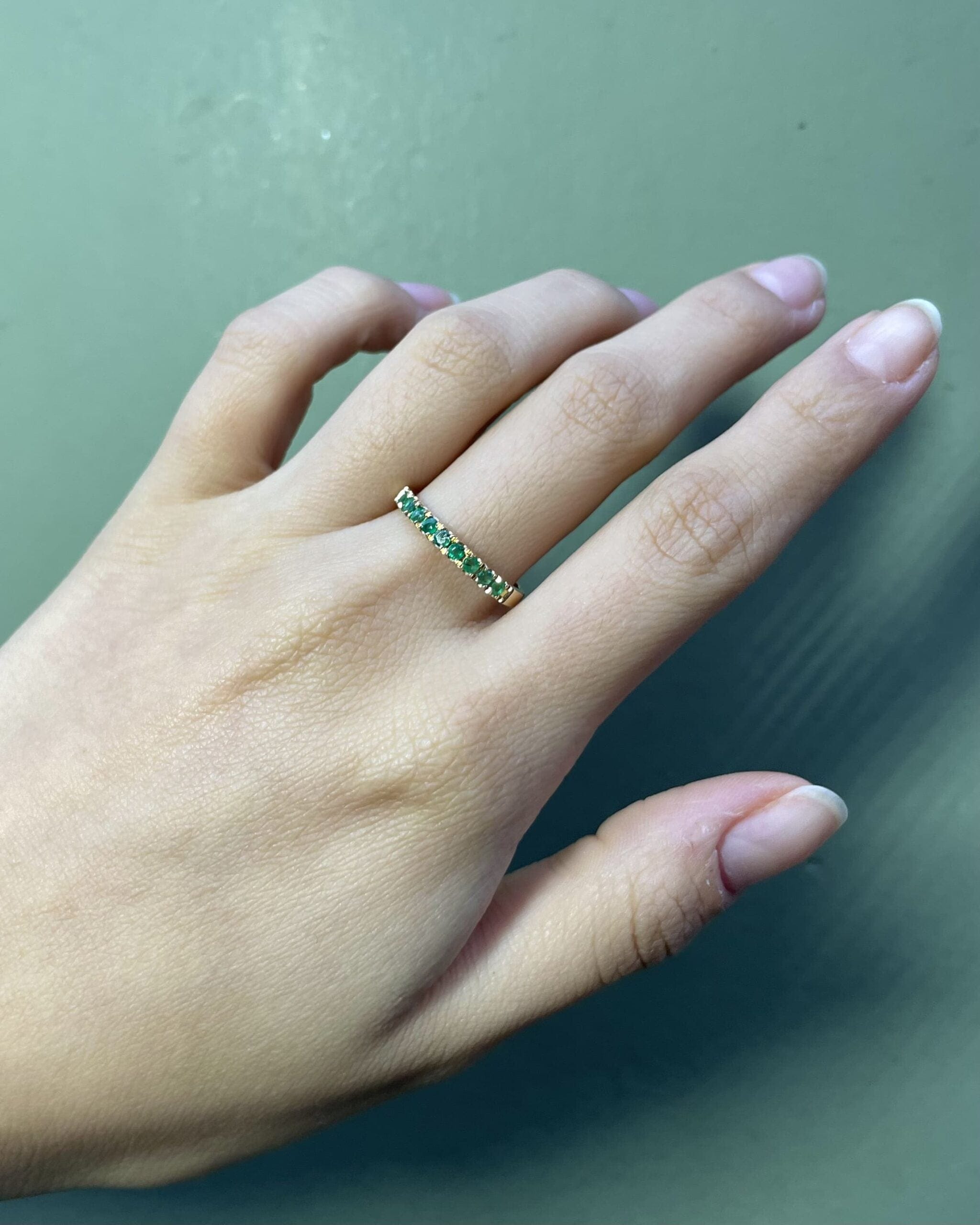 Demi Alliance 9 Emeraudes Vintage "Dakota"