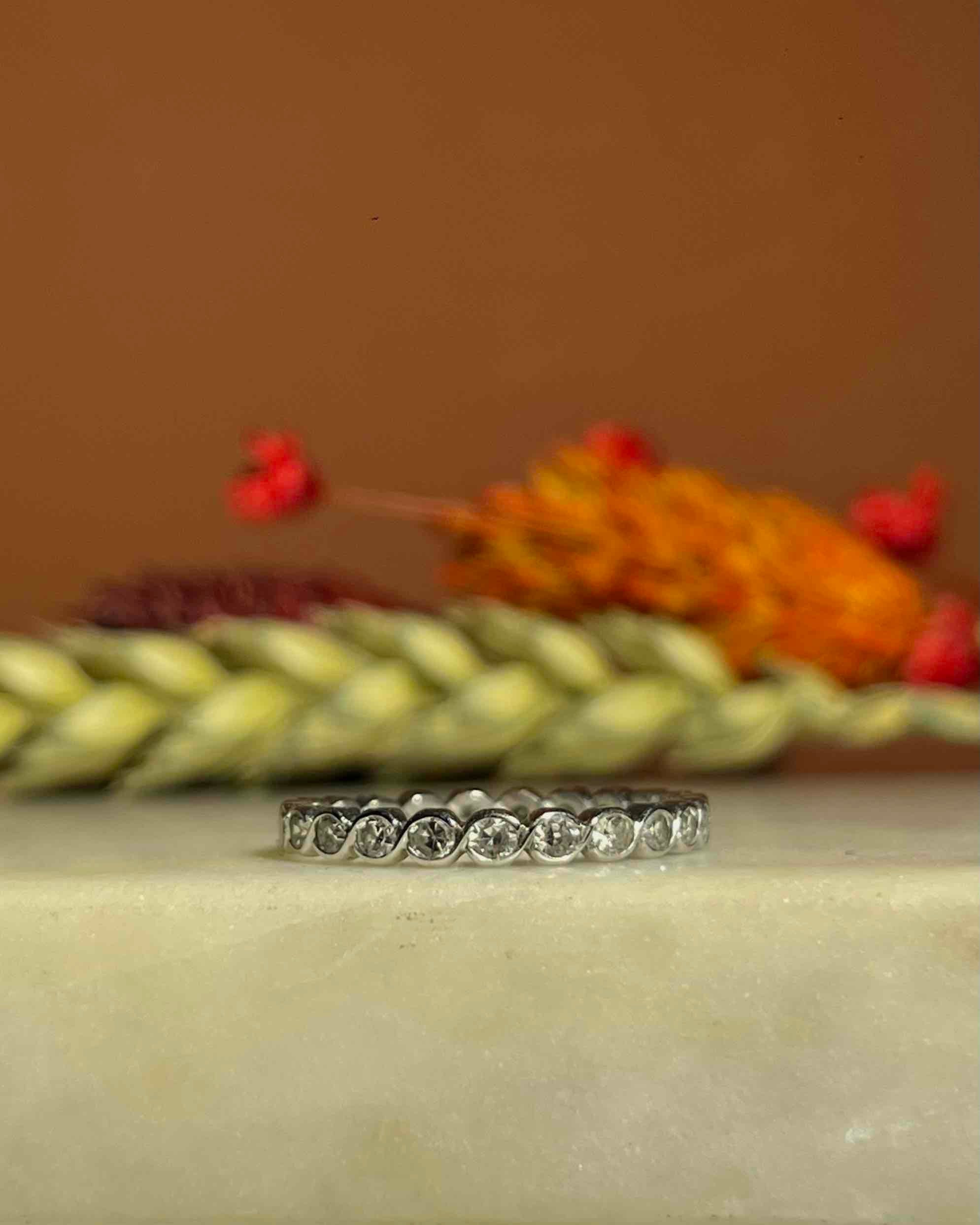 American Diamond Wedding Band 0.80 carat "Cristina"