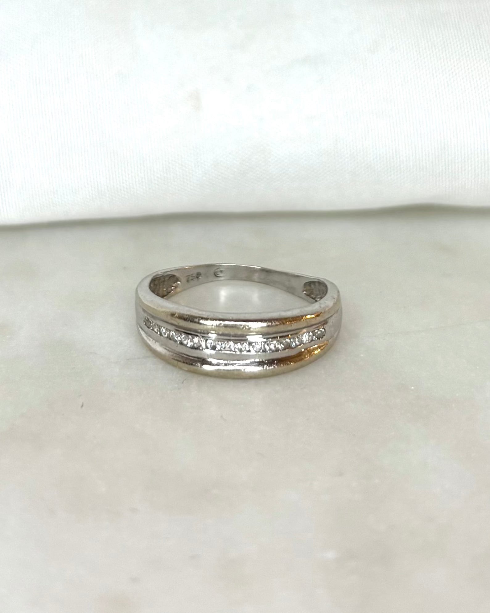 Bague Jonc Diamants "Julia"