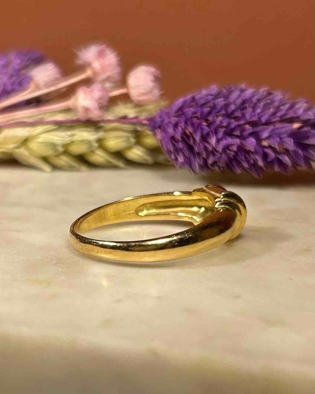 Bague Jonc Rubis "Adria"