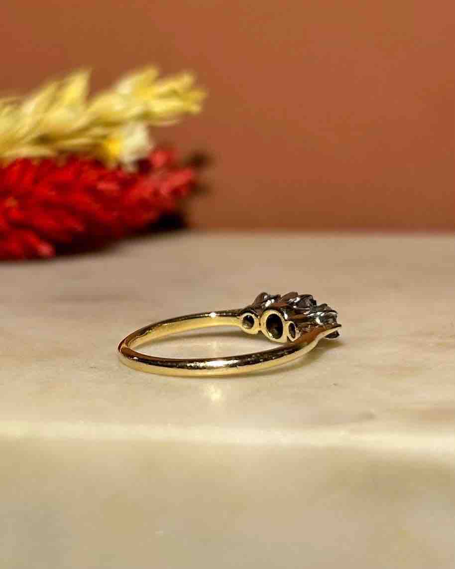 Bague Trilogie Saphir & Diamants "Laurine"