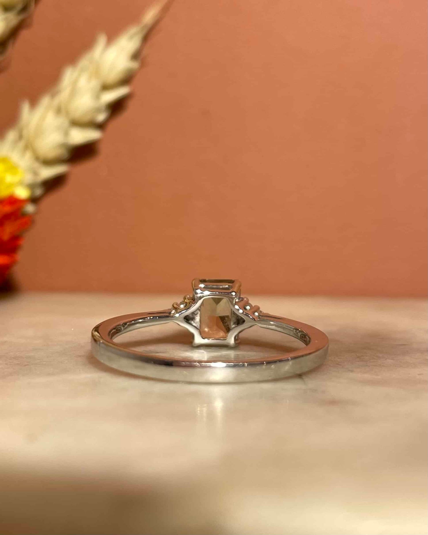 Bague Trilogie Turkizite 1 Carat & 6 Diamants "Bambi"