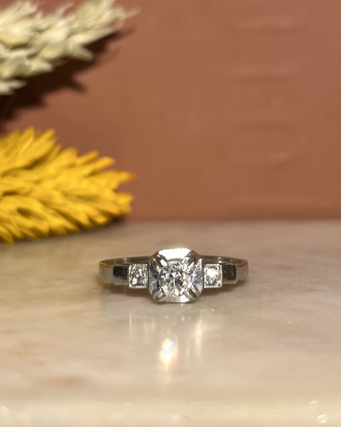 Bague Art déco Diamants Vintage "Dorianne"