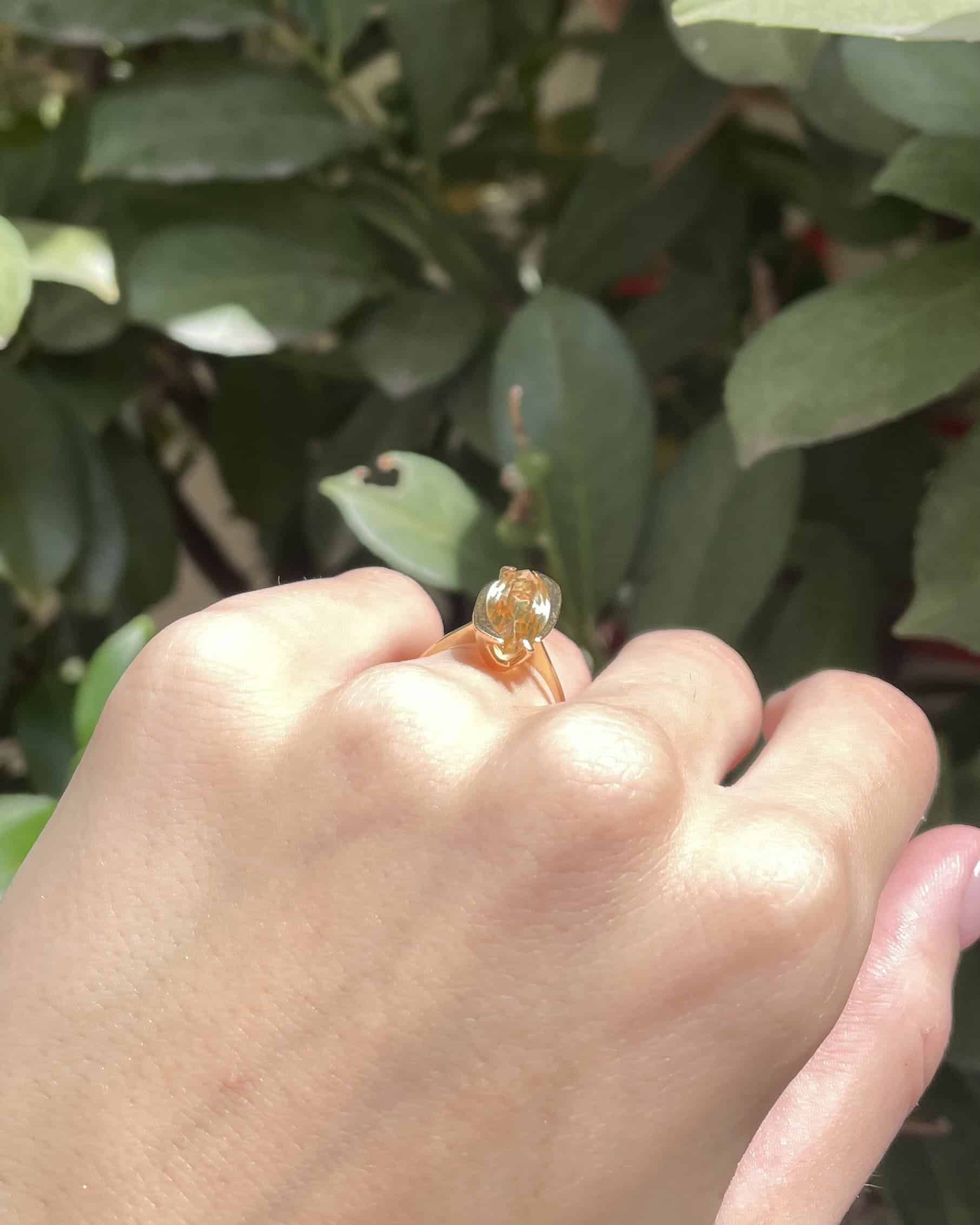 Bague Cocktail Citrine 2.70 carats "Harlow"