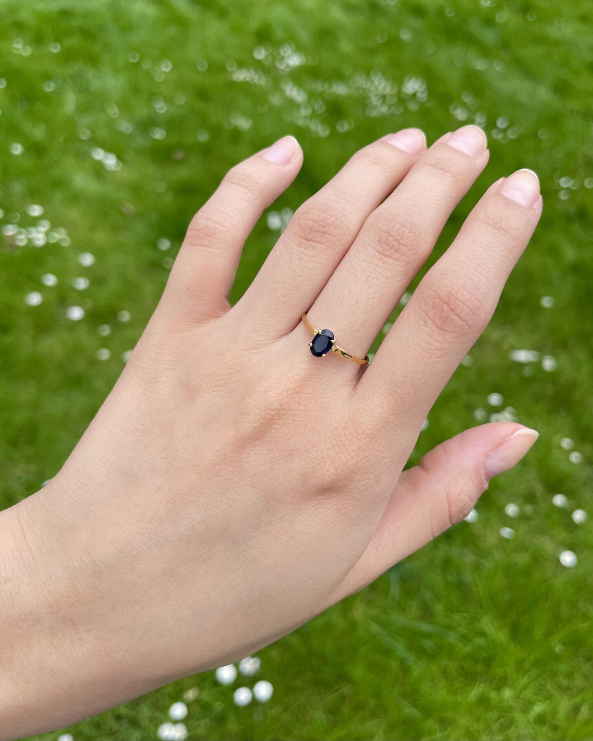 Bague Solitaire Saphir 0.40 Carat Luciana"