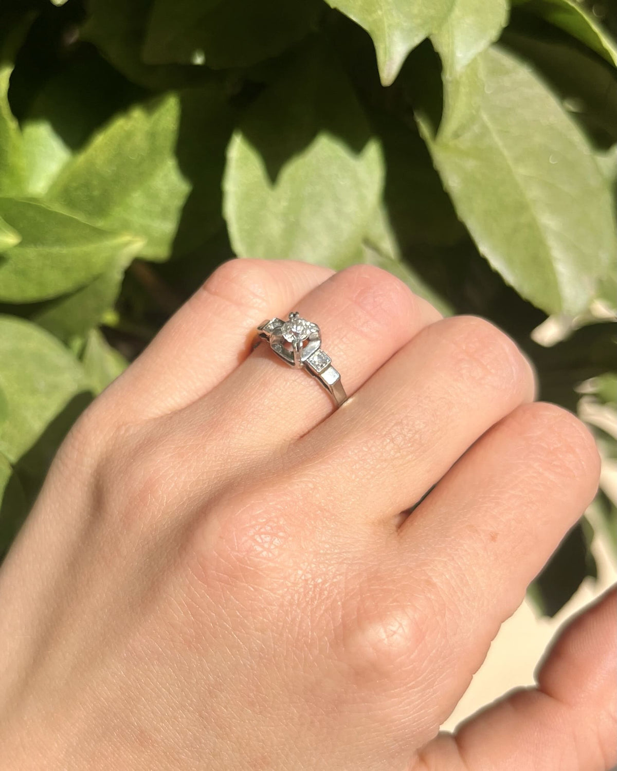 Bague Art déco Diamants Vintage "Dorianne"