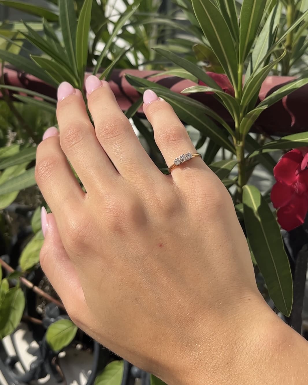 Bague Vintage Trilogie Diamants "Grace"